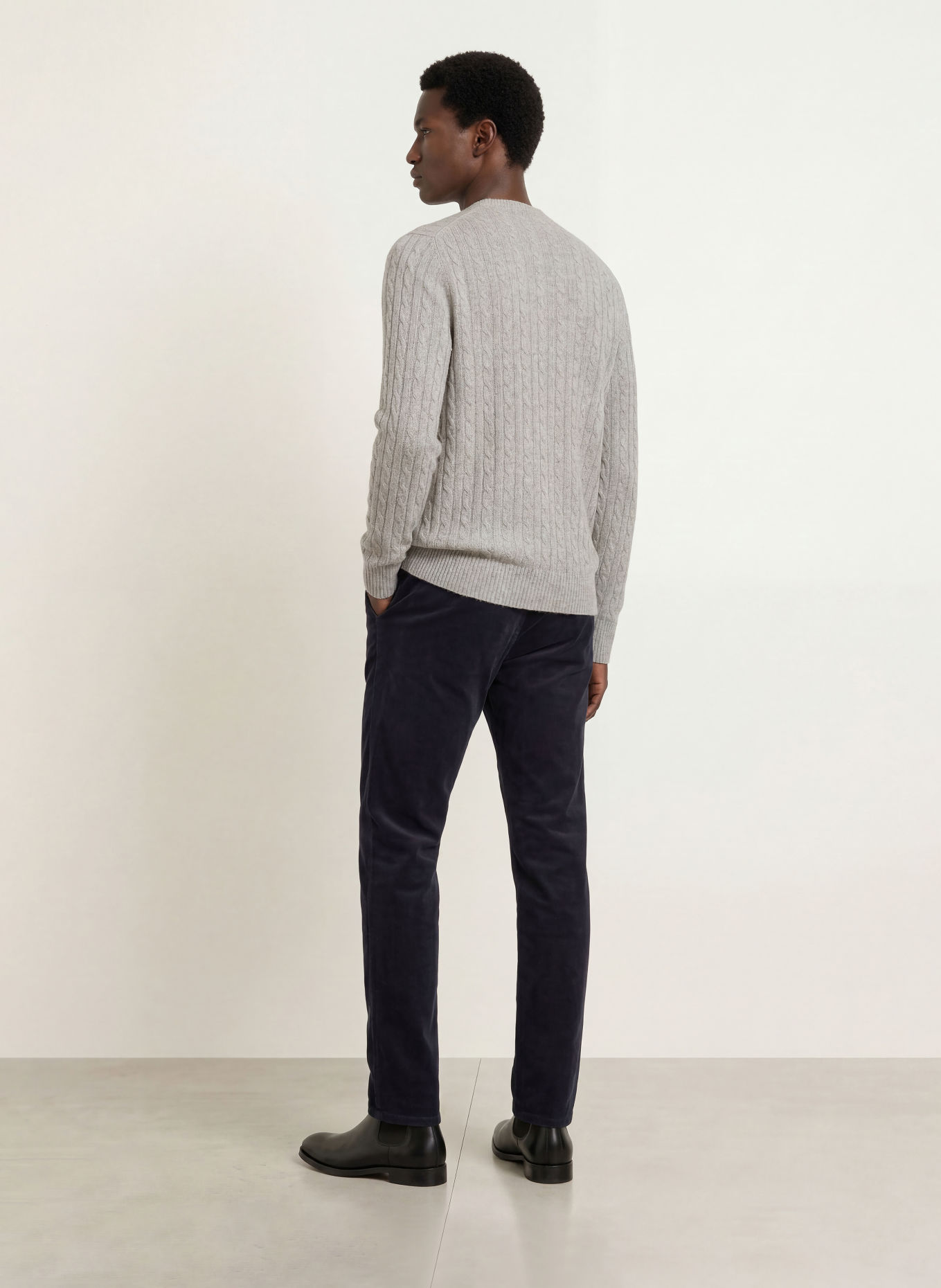 STROKESMAN'S Sweater: LIGHT GRAY