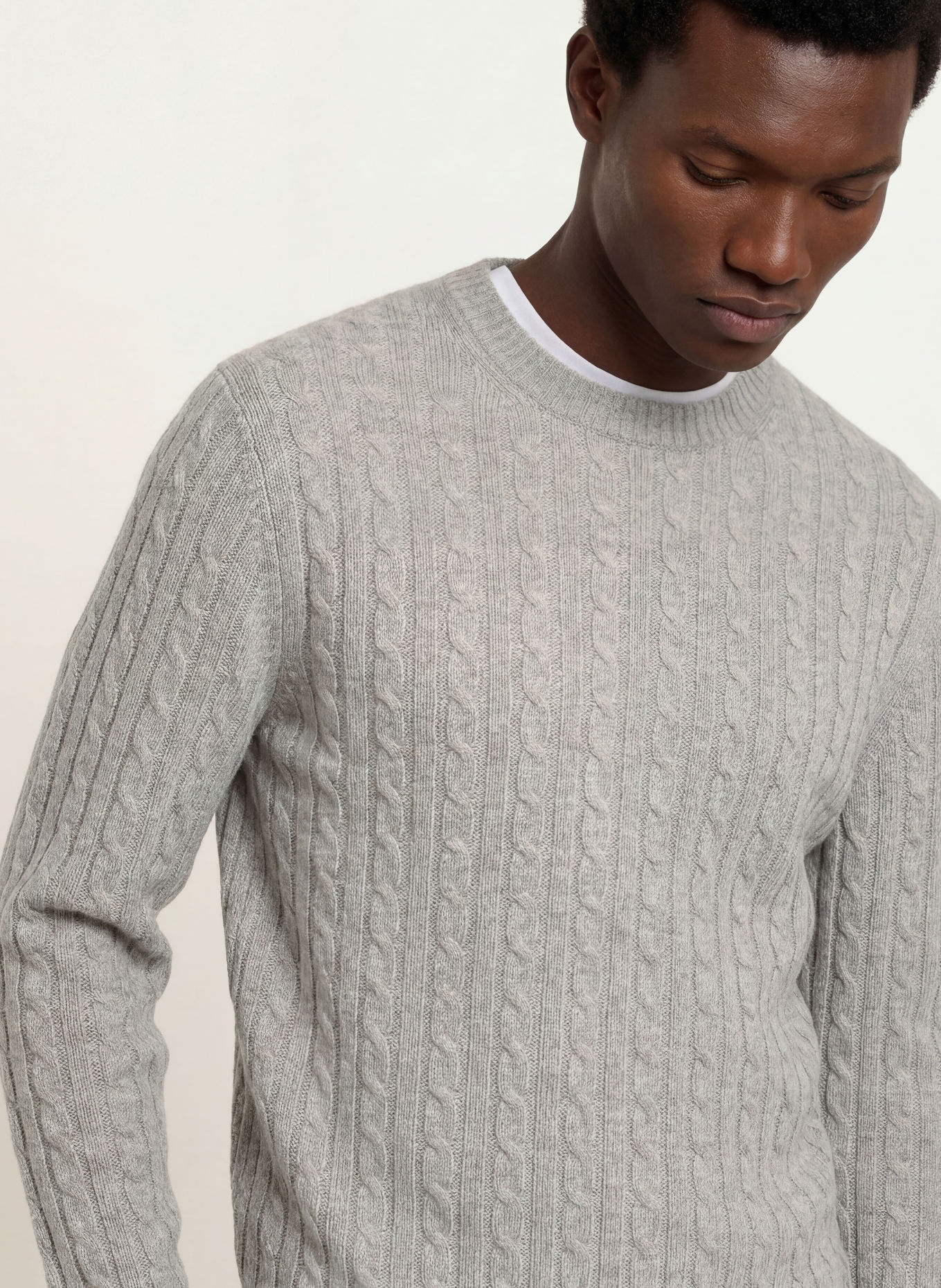 STROKESMAN'S Sweater: LIGHT GRAY