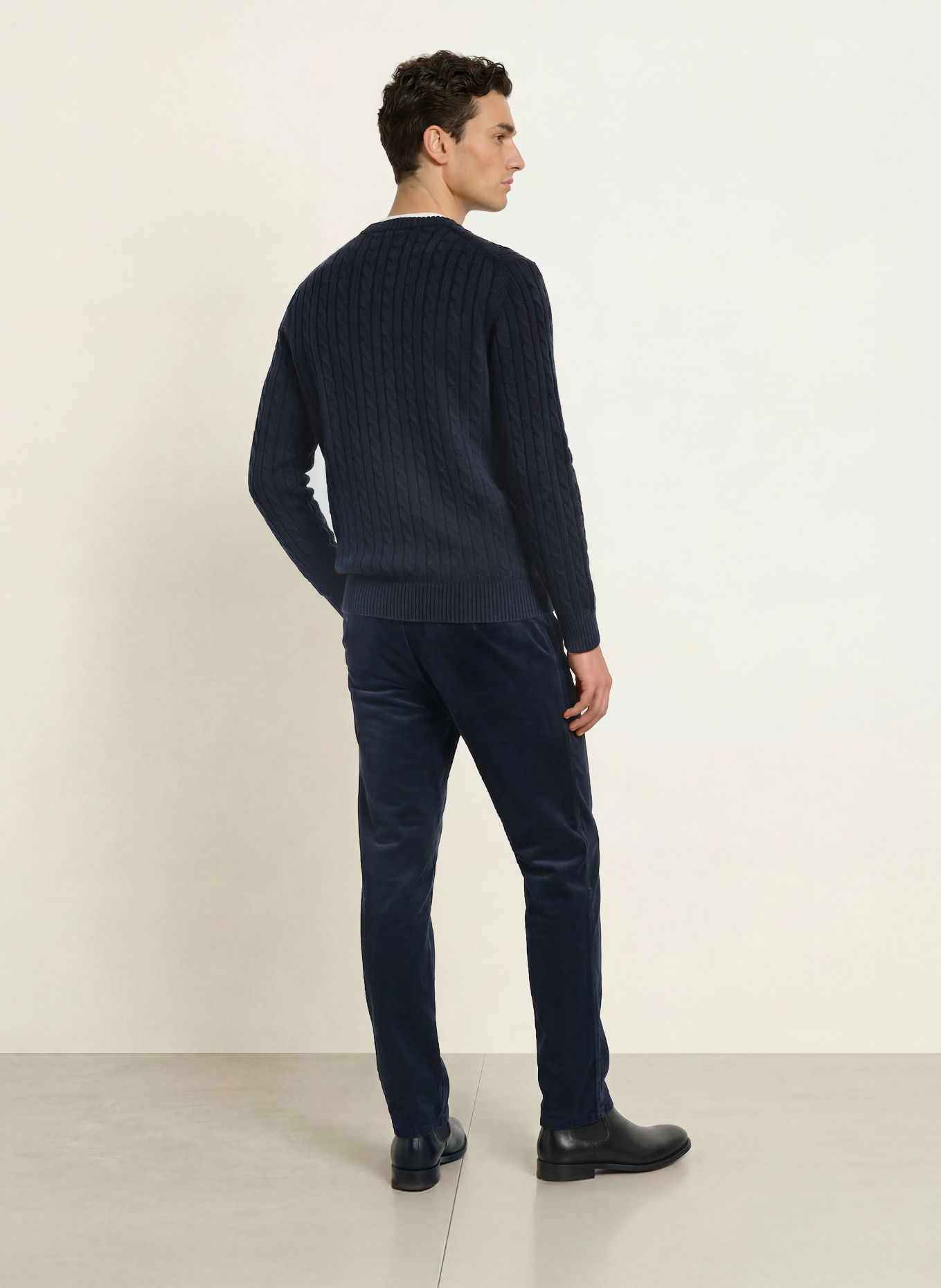 STROKESMAN'S Pullover: DUNKELBLAU
