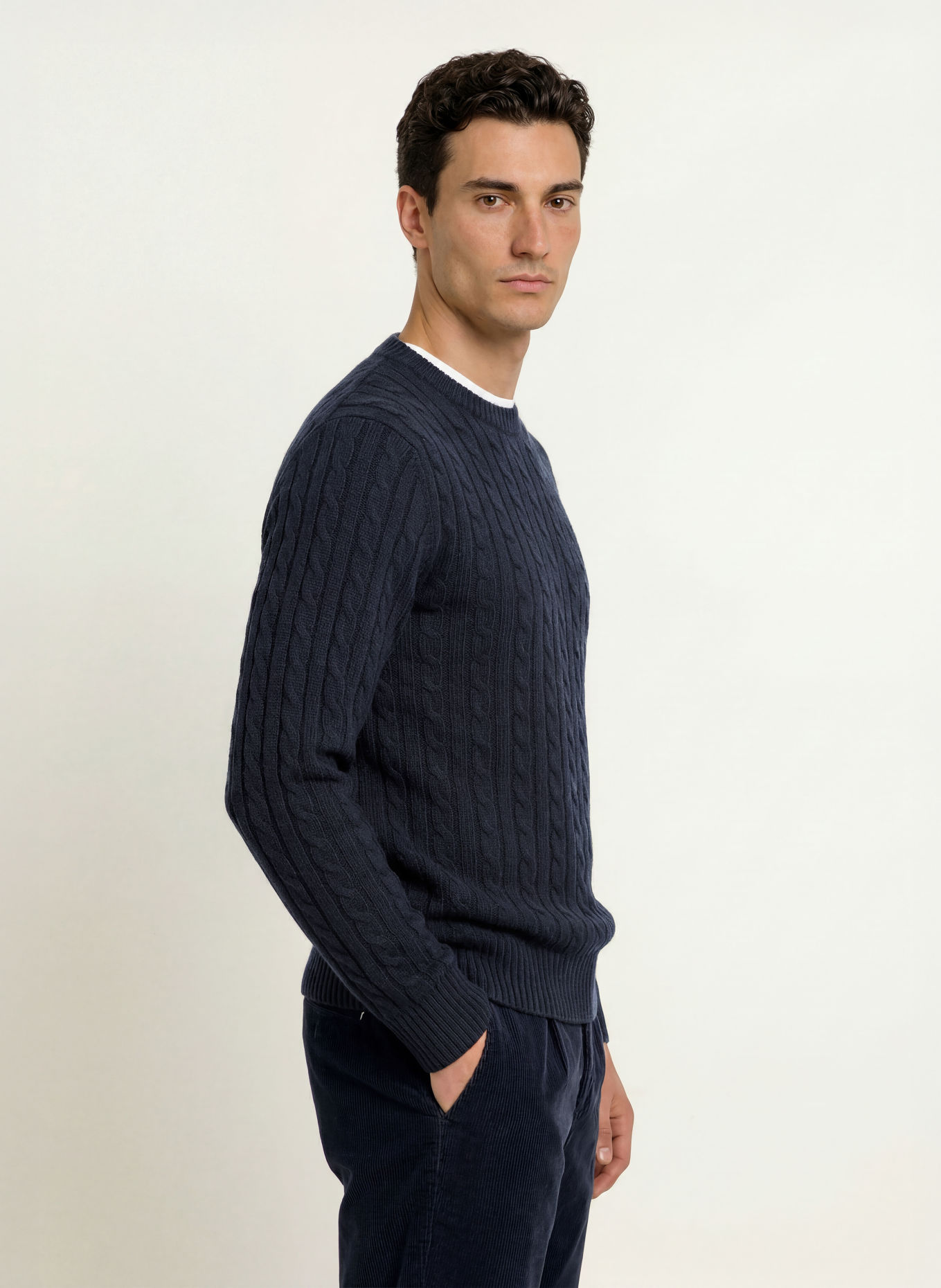 STROKESMAN'S Pullover: DUNKELBLAU