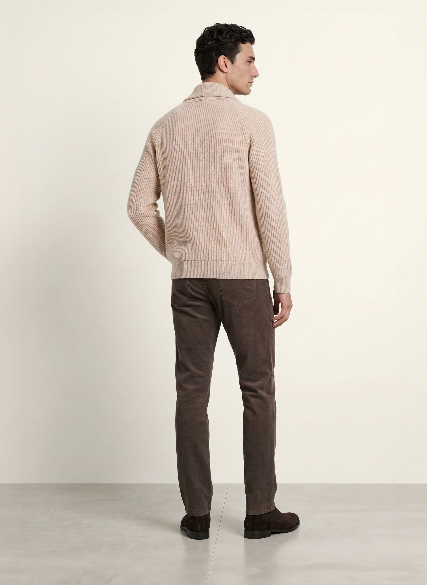 STROKESMAN'S Cardigan: BEJ