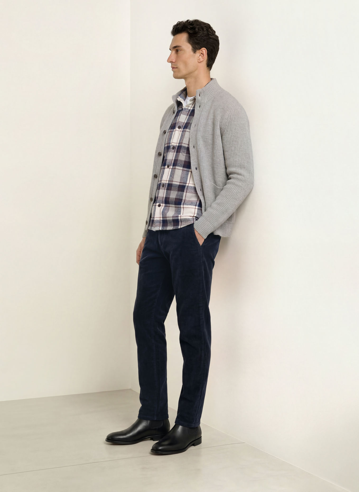 STROKESMAN'S Vest: LICHTGRIJS