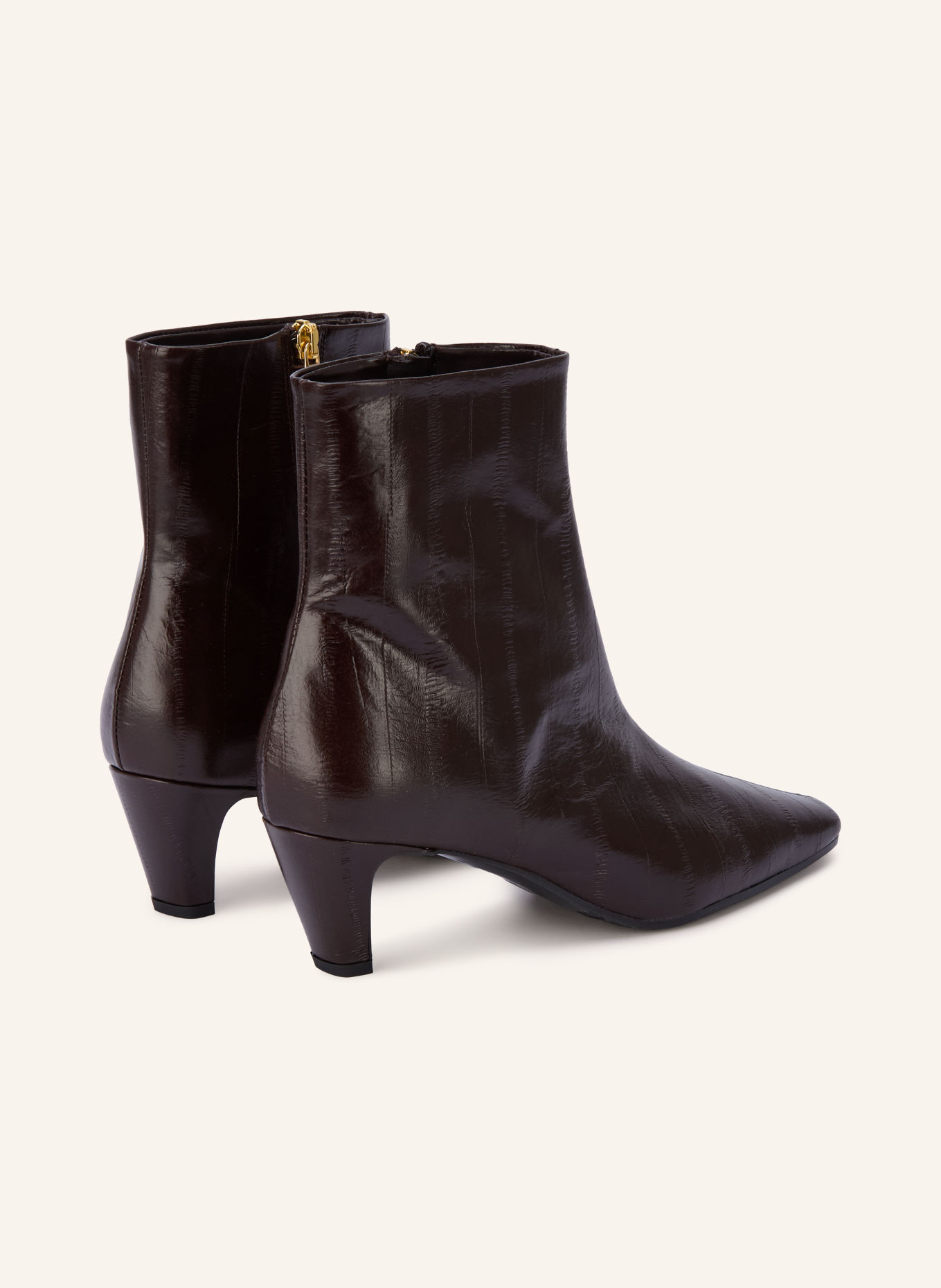 MRS & HUGS Laarsjes: MARRON FONCÉ