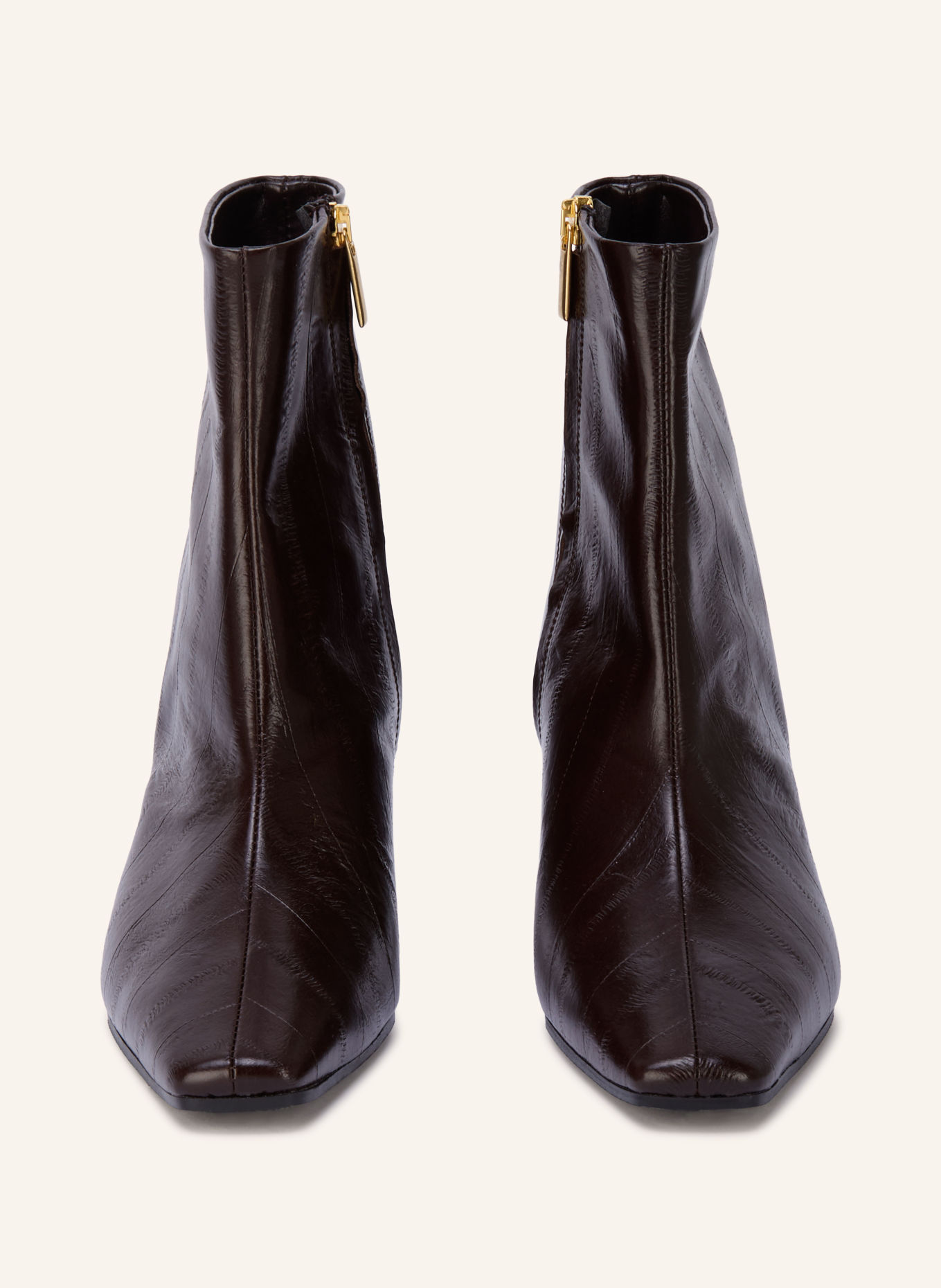MRS & HUGS Laarsjes: MARRON FONCÉ