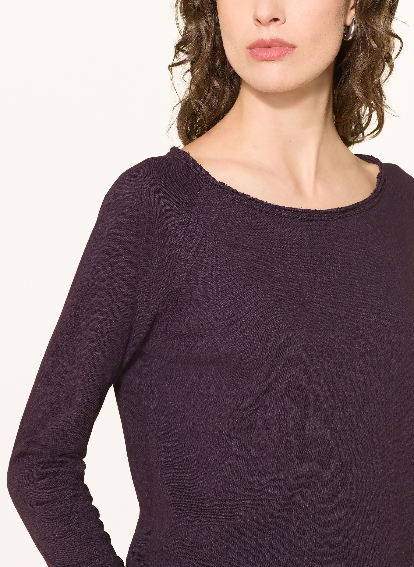 Rich & Royal Longsleeve: DUNKELLILA