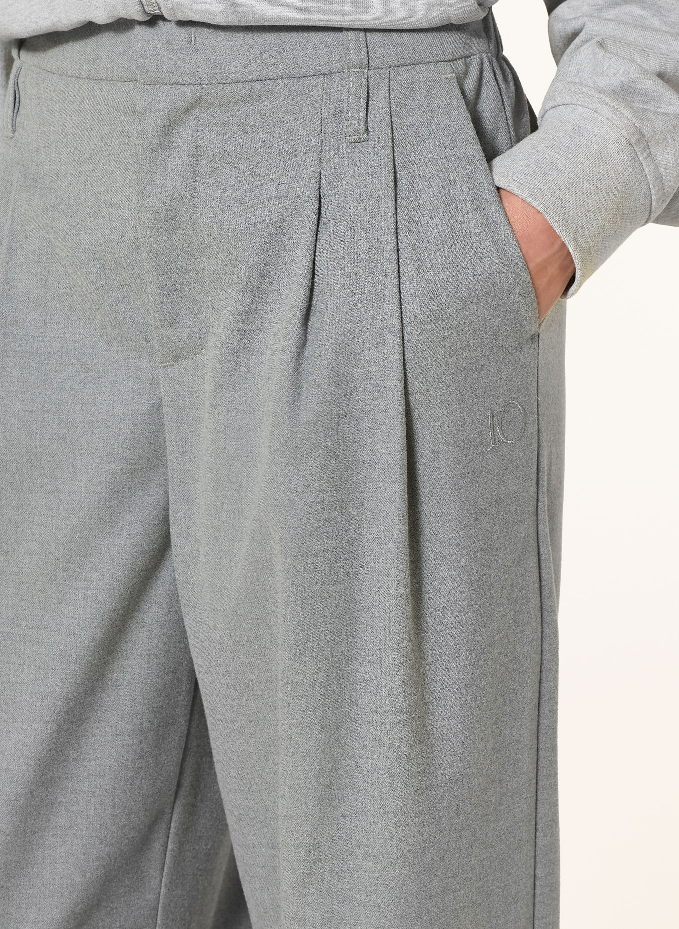 10DAYS Marlene-broek: LICHTGRIJS
