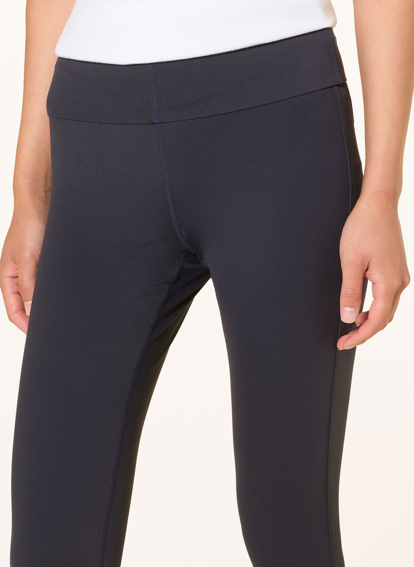 10DAYS Legging: DONKERBLAUW