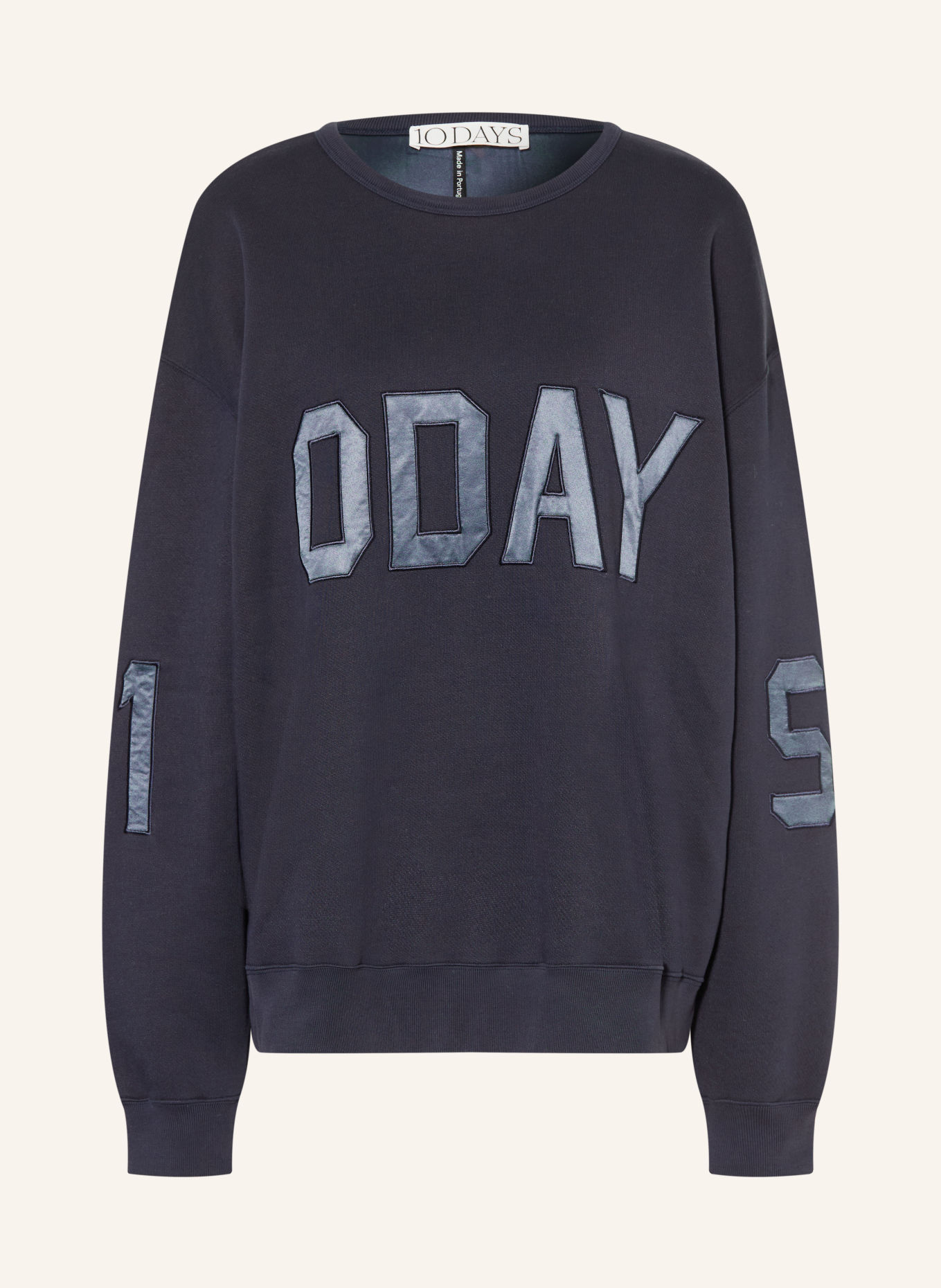 10DAYS Sweatshirt: DUNKELBLAU