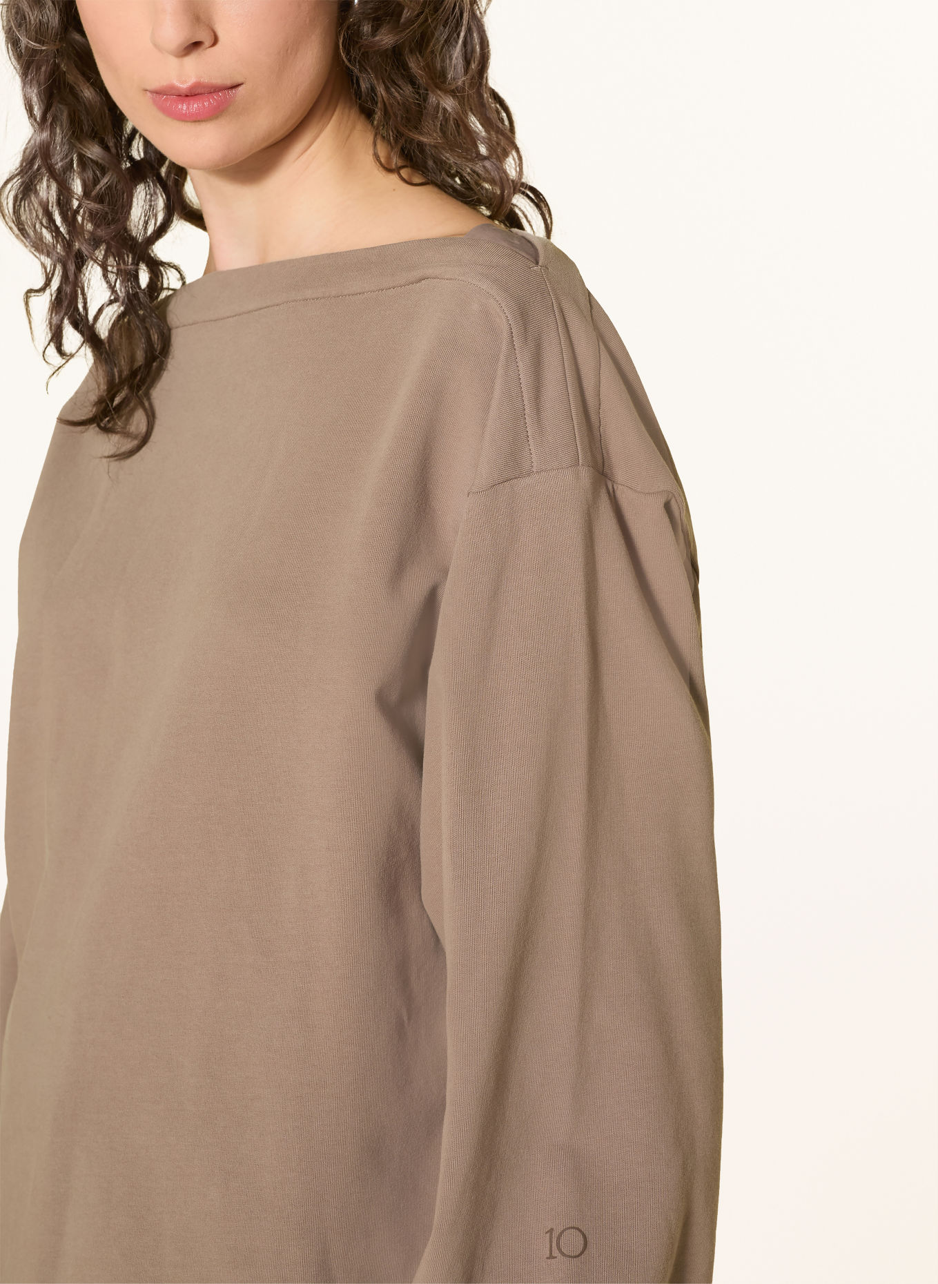 10DAYS Sweatshirt: TAUPE