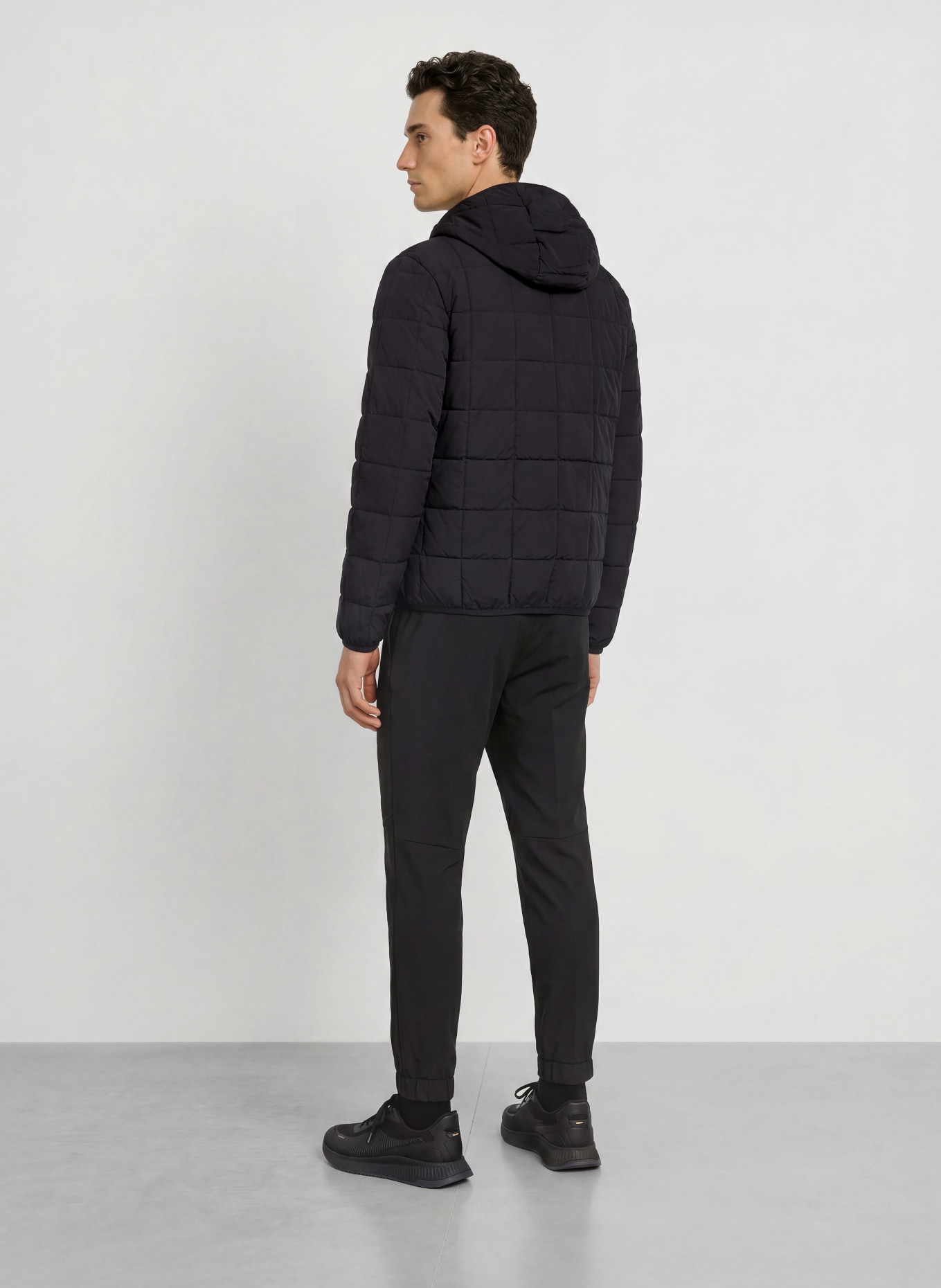 EA7 EMPORIO ARMANI Quilted jacket: BLACK