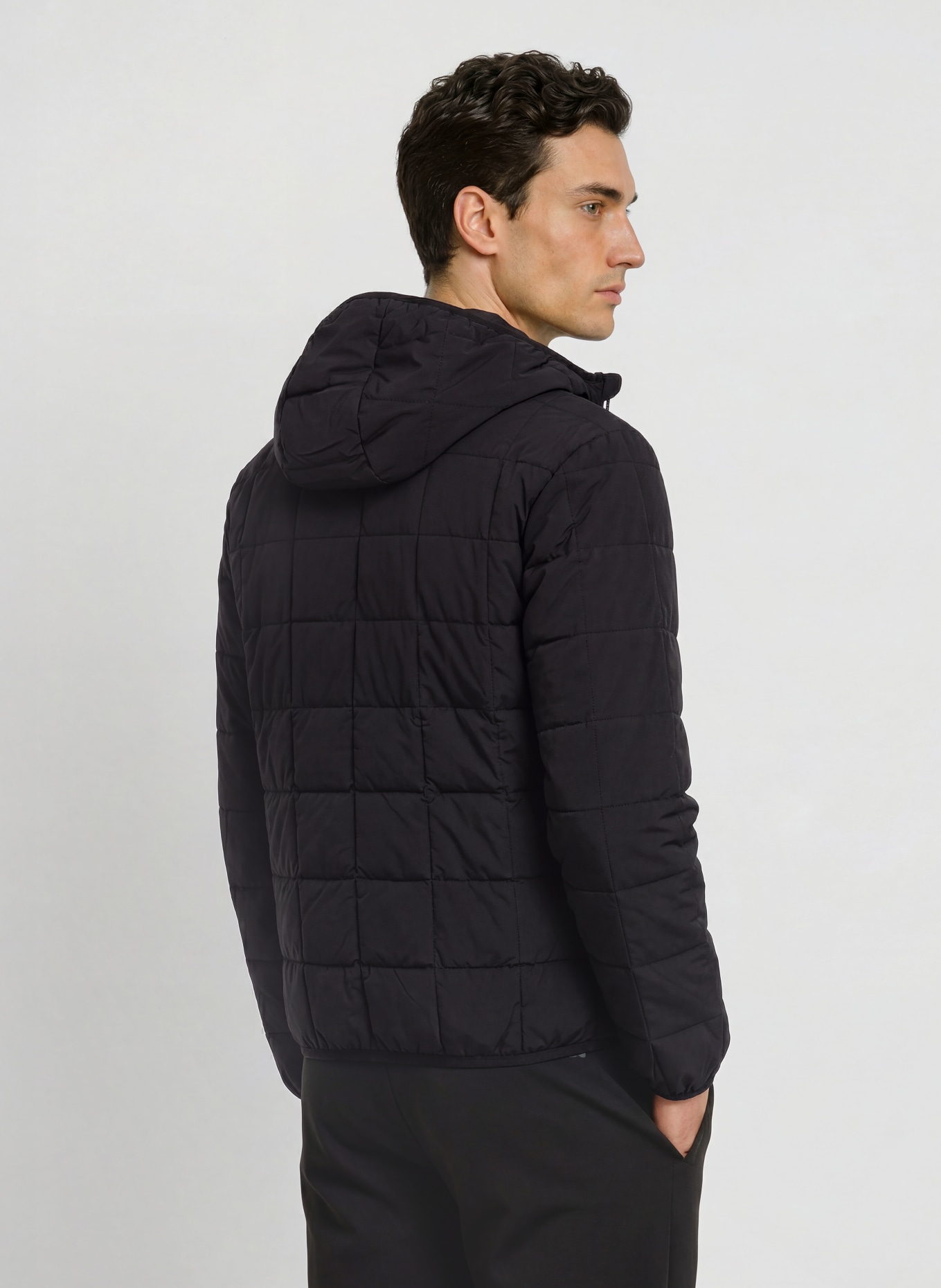 EA7 EMPORIO ARMANI Quilted jacket: BLACK