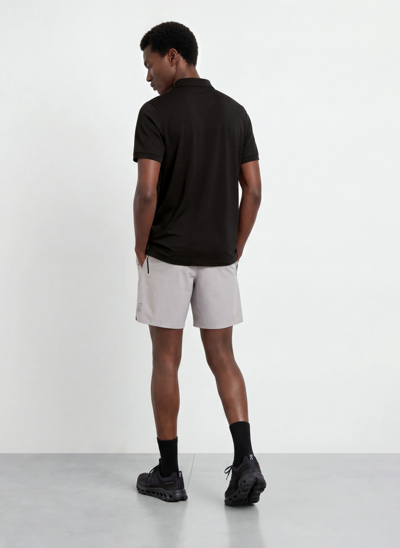 EA7 EMPORIO ARMANI Jersey-Poloshirt TRAIN: SCHWARZ