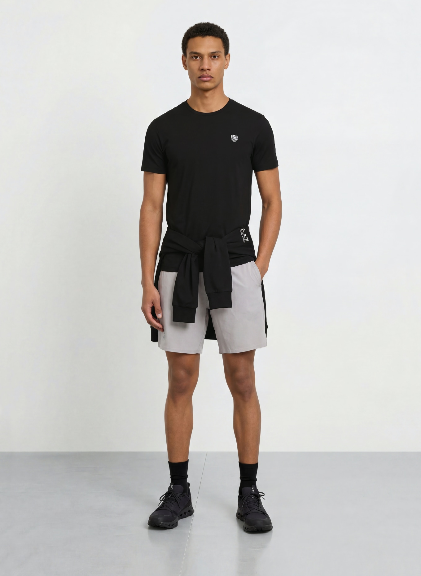 EA7 EMPORIO ARMANI T-Shirt: SCHWARZ