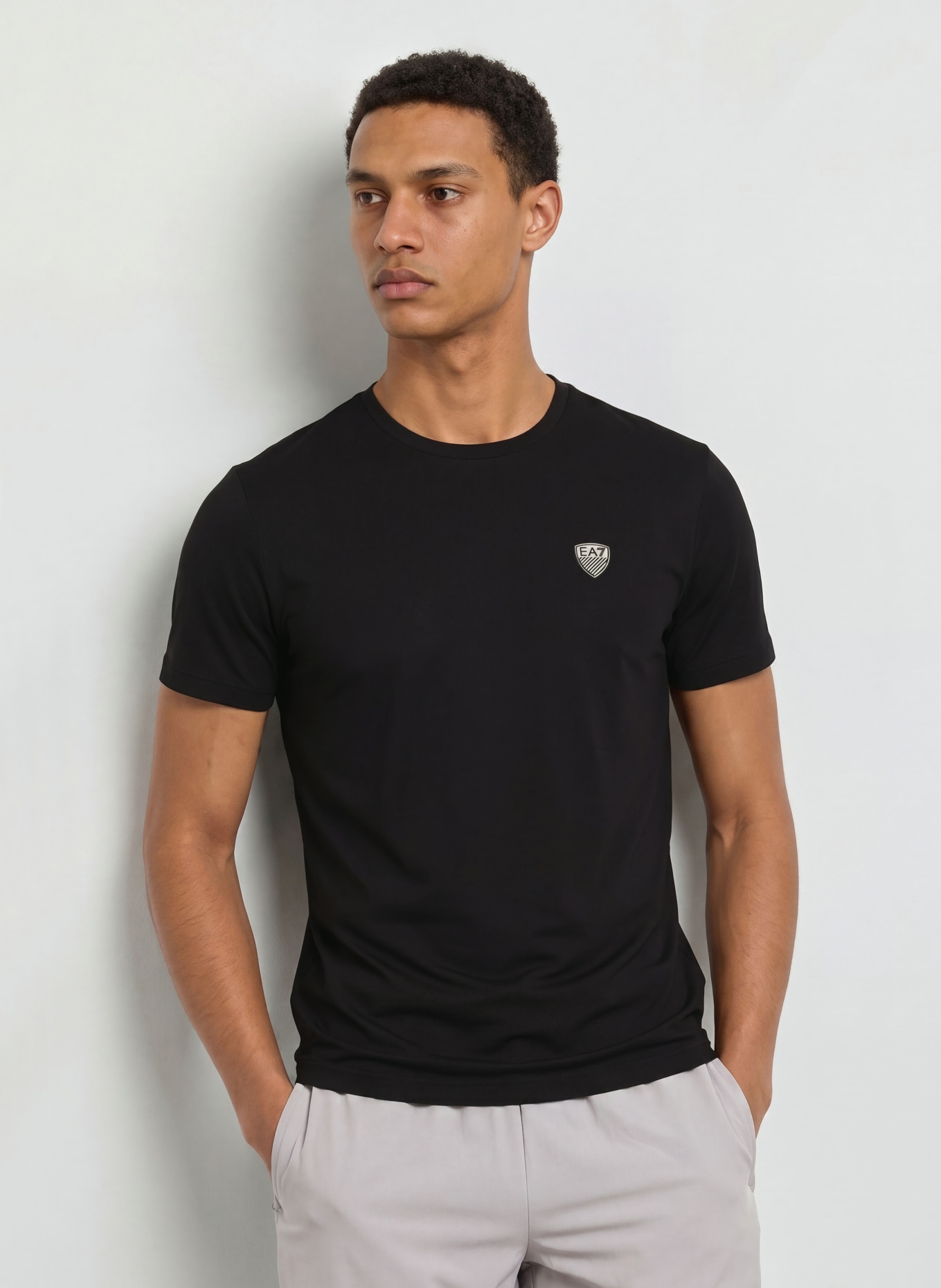 EA7 EMPORIO ARMANI T-Shirt: SCHWARZ