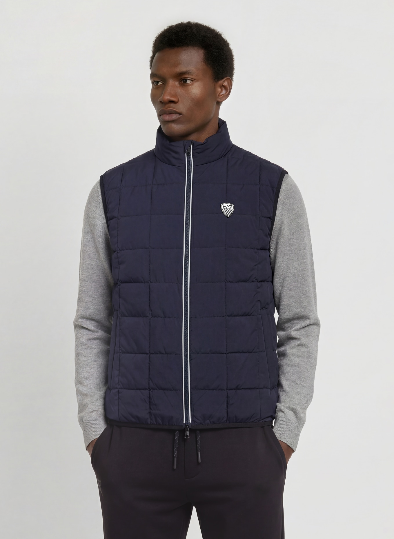 EA7 EMPORIO ARMANI Steppweste: DUNKELBLAU