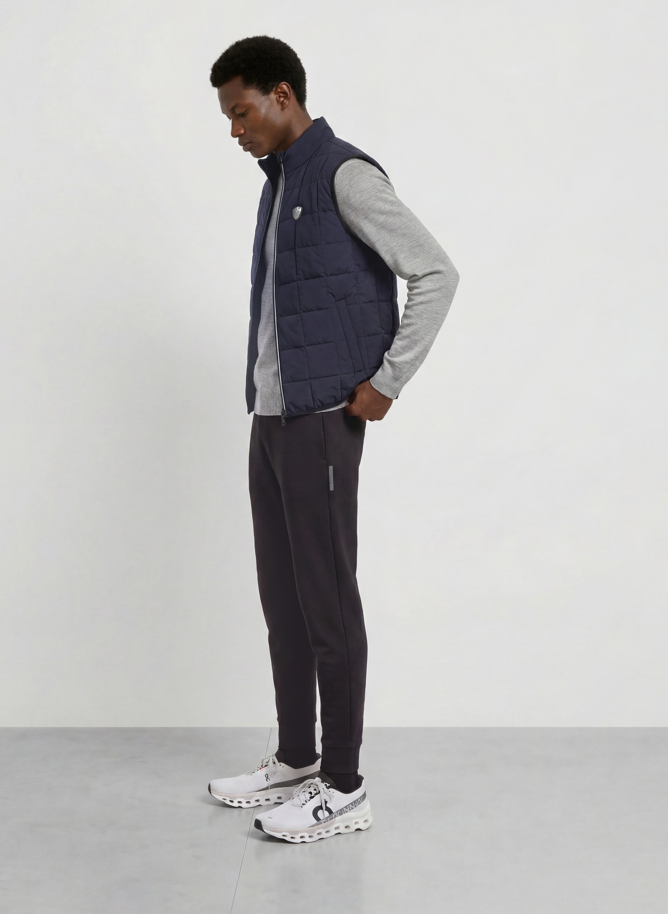 EA7 EMPORIO ARMANI Steppweste: DUNKELBLAU