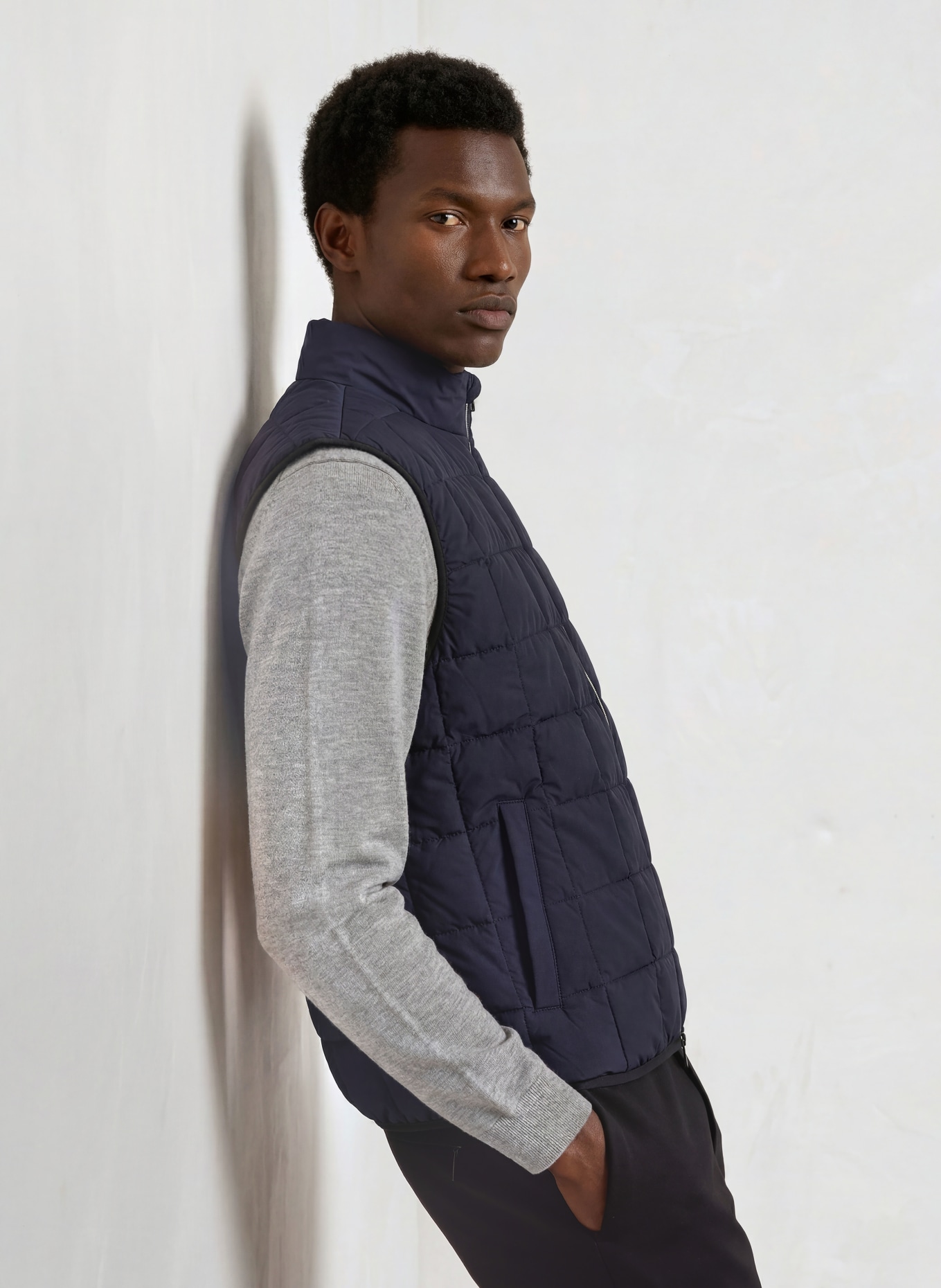 EA7 EMPORIO ARMANI Steppweste: DUNKELBLAU