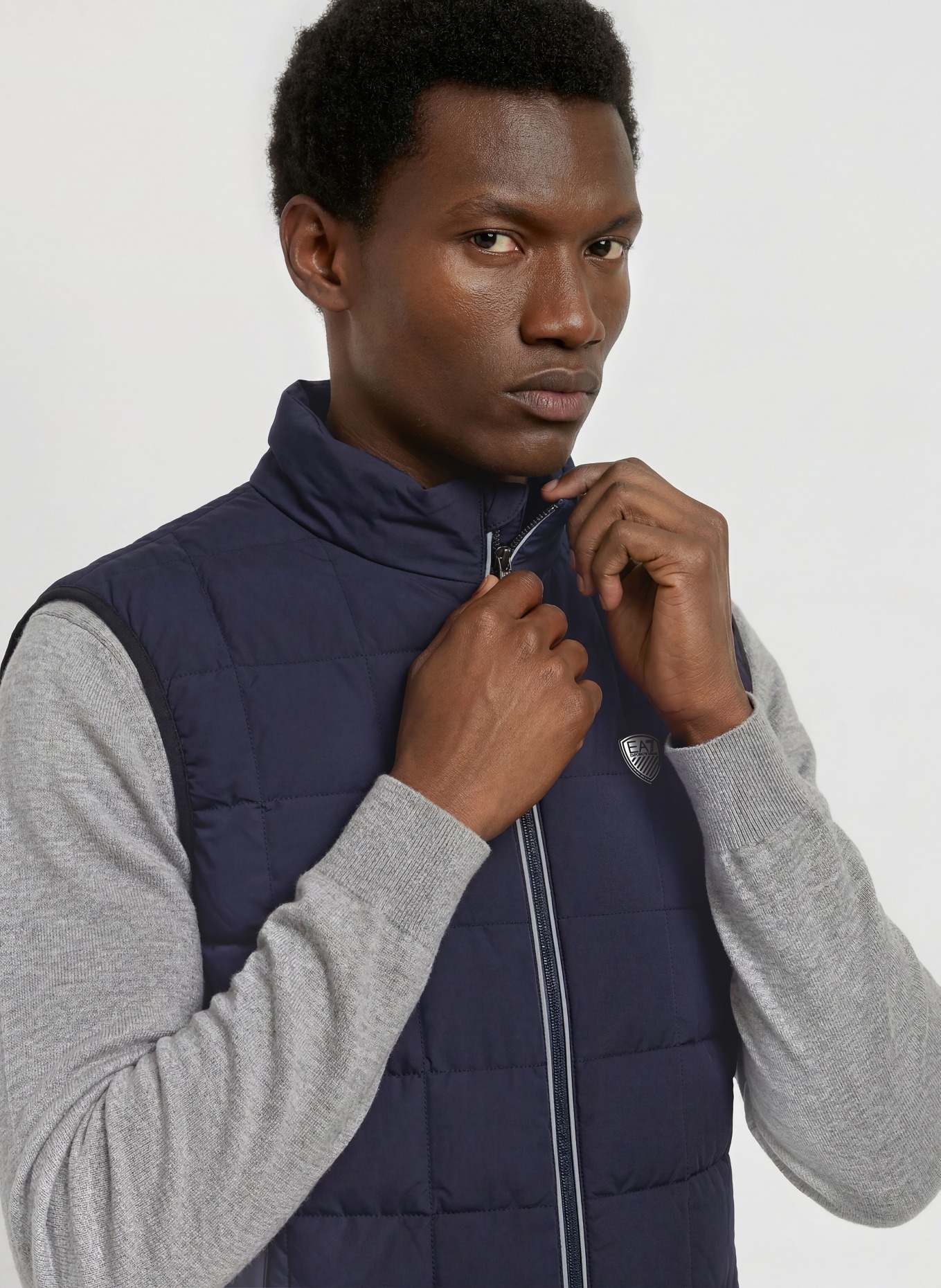 EA7 EMPORIO ARMANI Steppweste: DUNKELBLAU