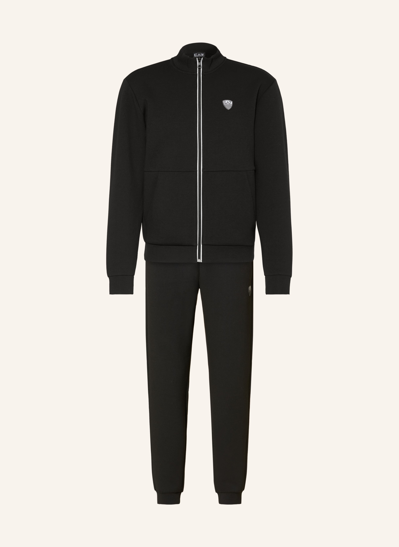 EA7 EMPORIO ARMANI Trainingsanzug: SCHWARZ
