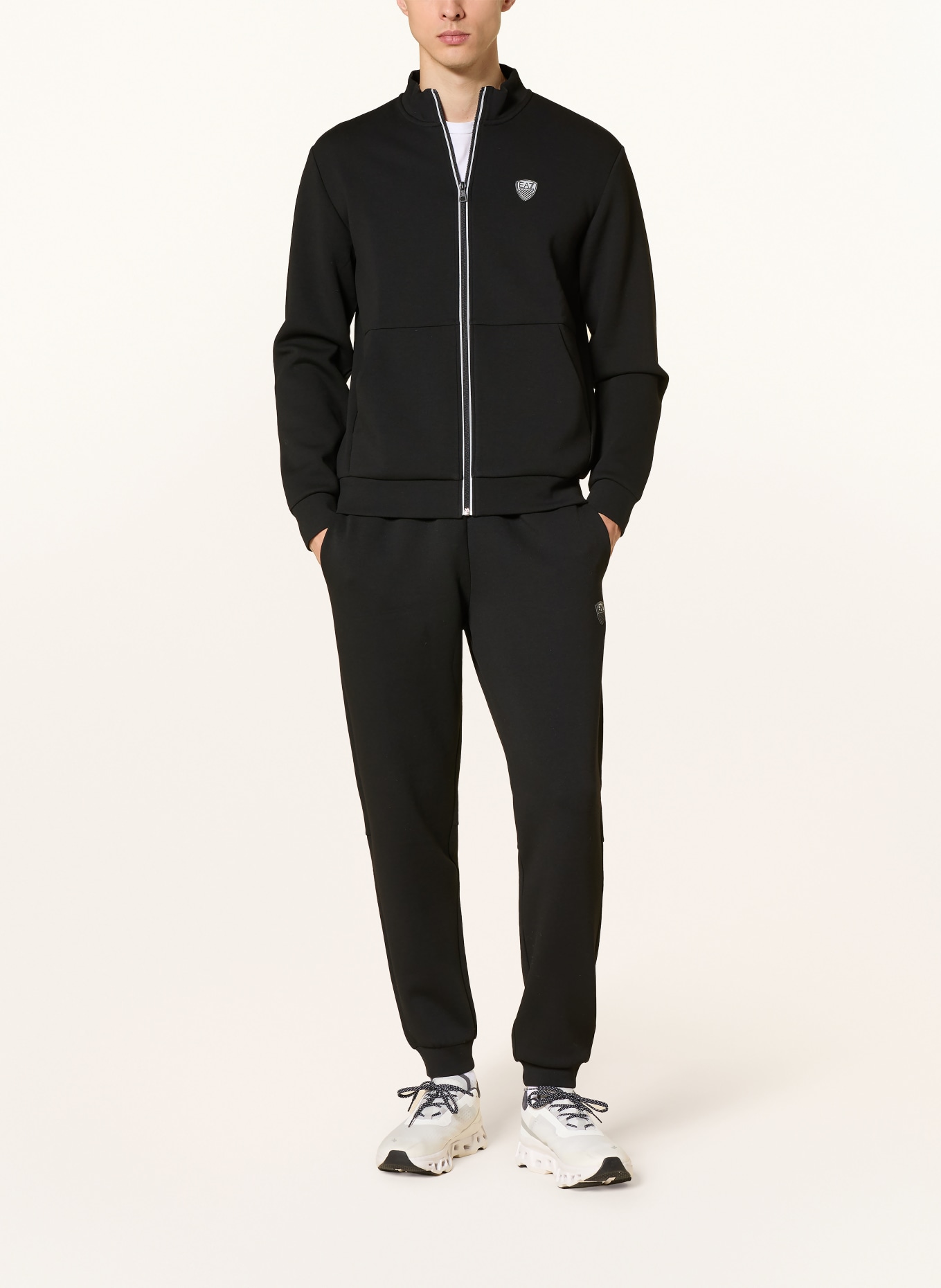 EA7 EMPORIO ARMANI Trainingsanzug: SCHWARZ