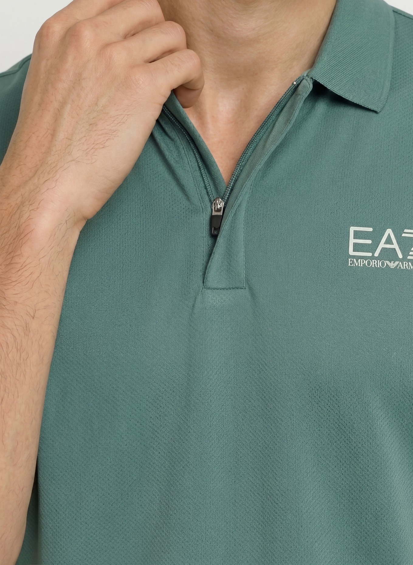 EA7 EMPORIO ARMANI Funktions-Poloshirt TENNIS PRO: GRÜN / HELLGRÜN