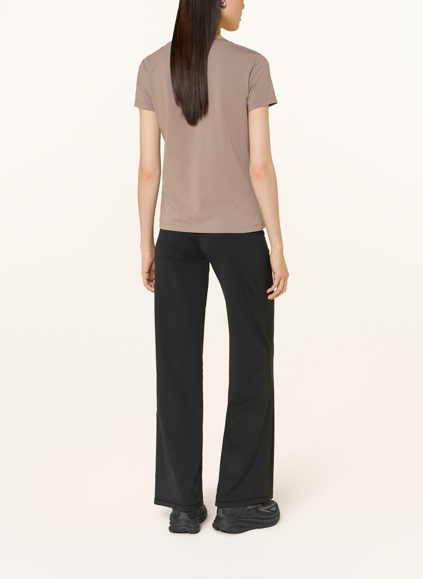 EA7 EMPORIO ARMANI TRAIN PRECIOUS T-shirt with gemstones: GRAY