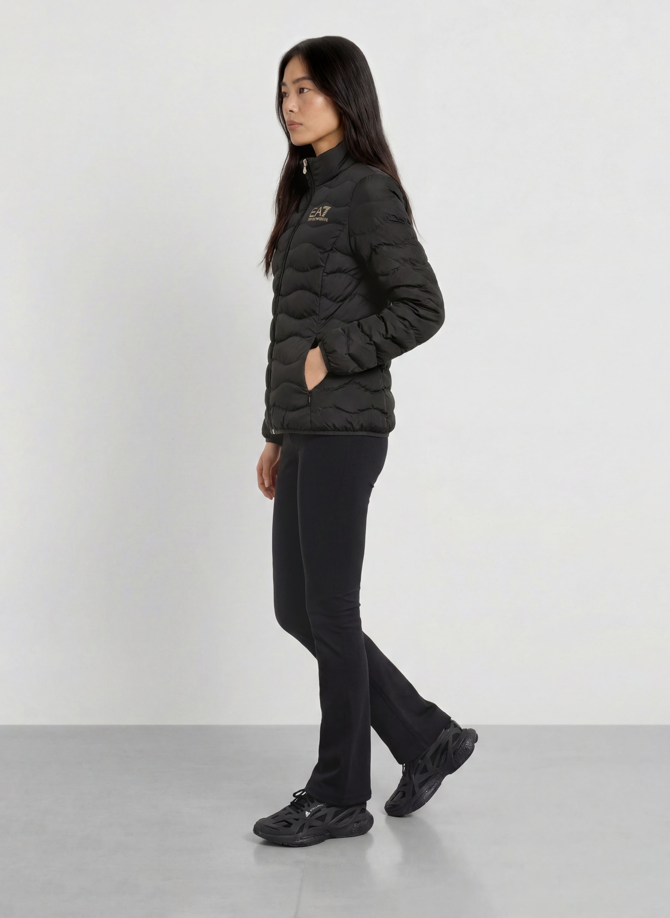 EA7 EMPORIO ARMANI Quilted jacket: BLACK