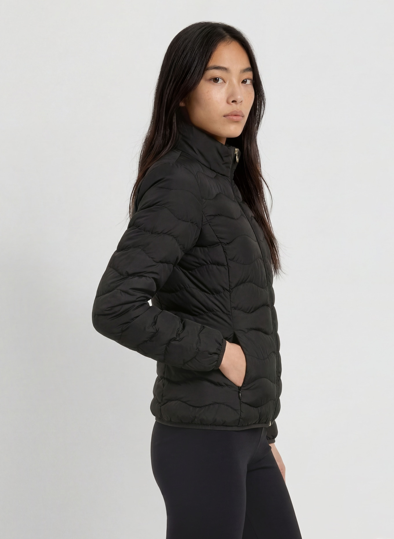 EA7 EMPORIO ARMANI Quilted jacket: BLACK
