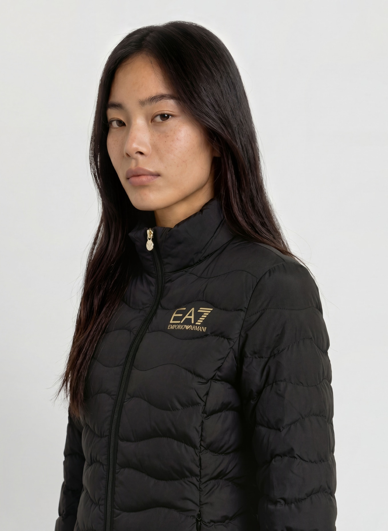 EA7 EMPORIO ARMANI Quilted jacket: BLACK