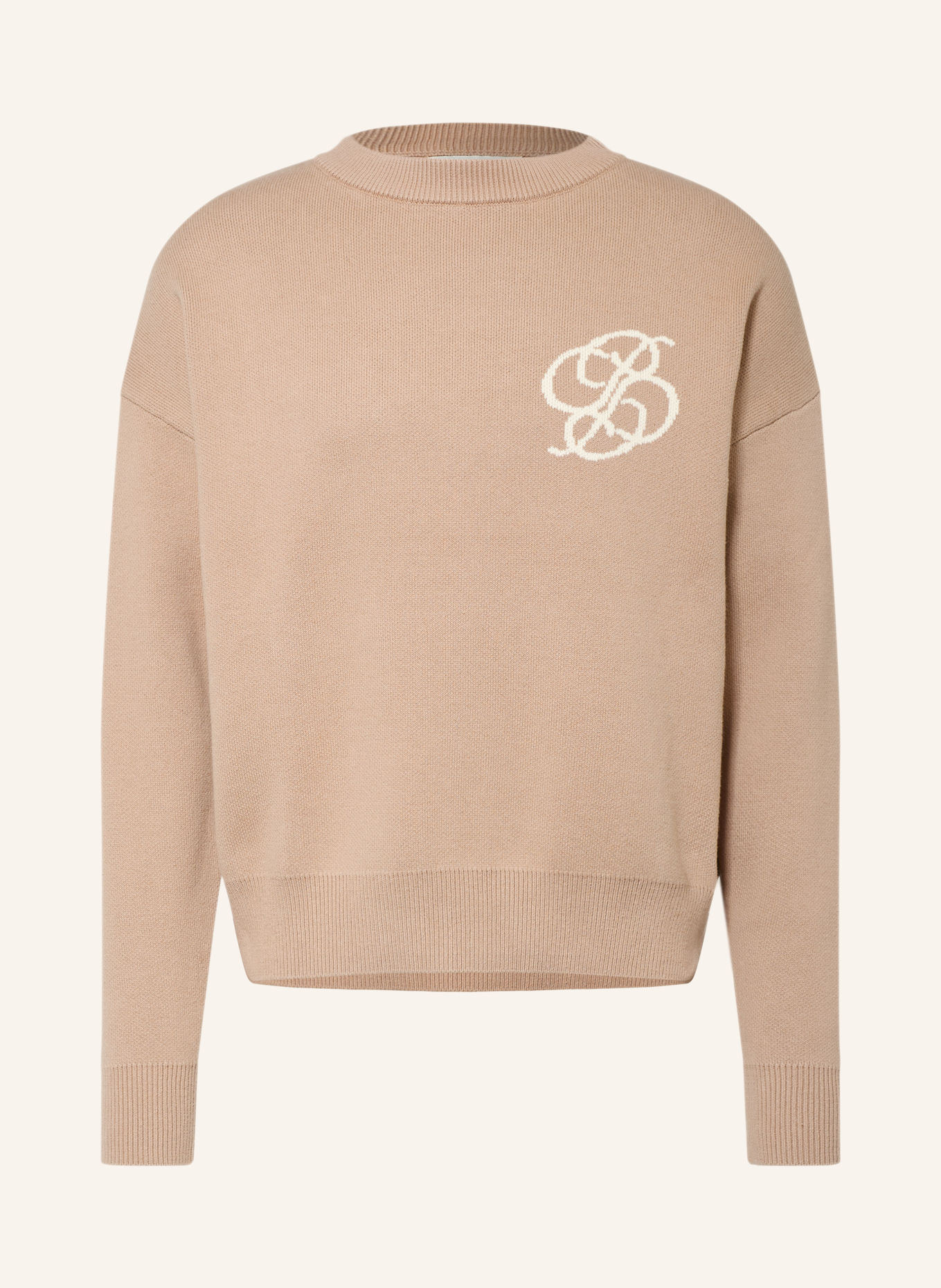 PROHIBITED Pullover: BEIGE