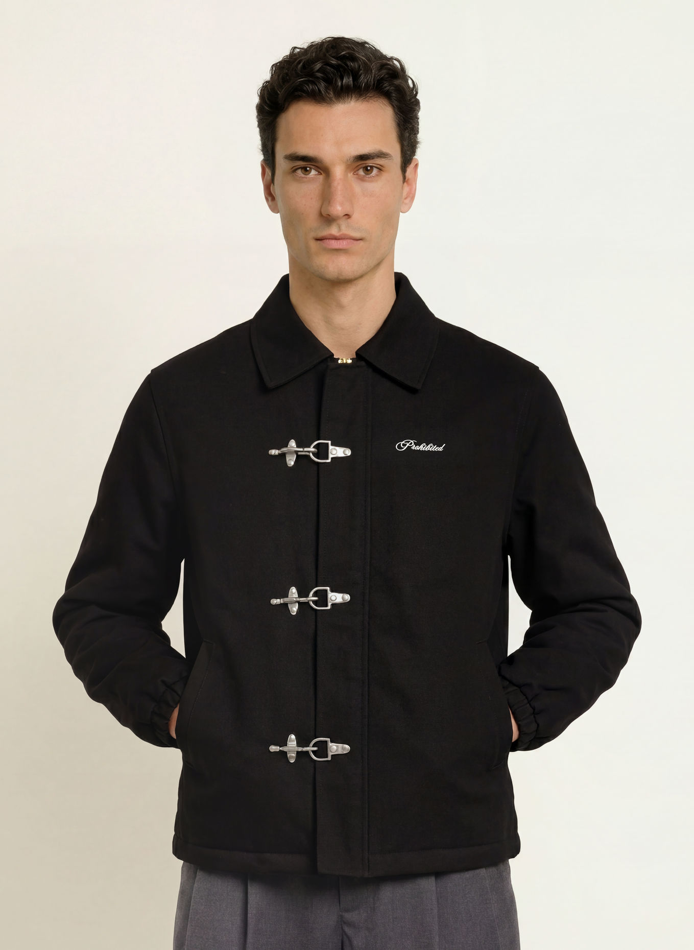 PROHIBITED Fieldjacket BACK IN THE DAYS: SCHWARZ