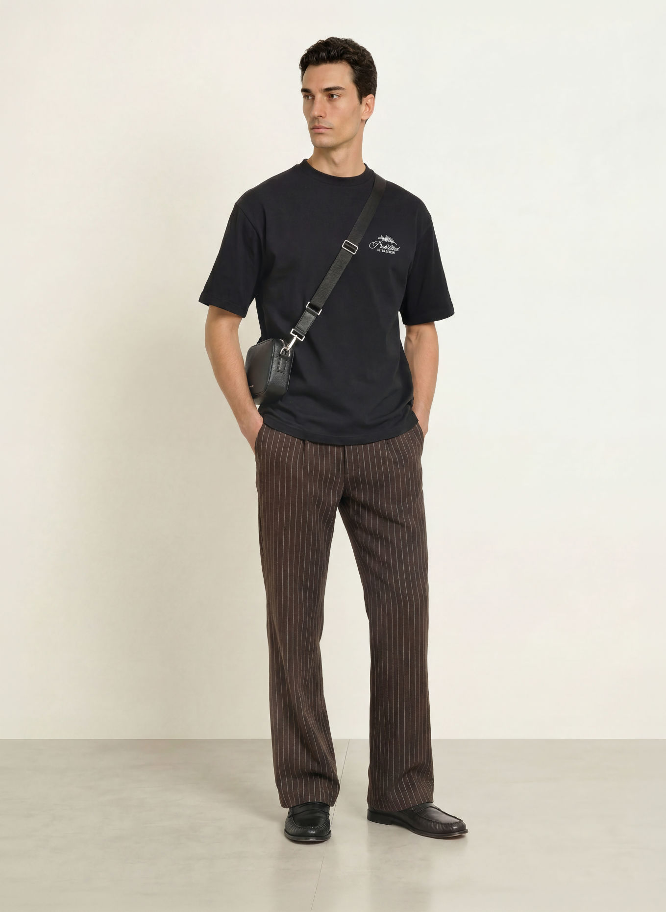 PROHIBITED T-shirt: BLACK