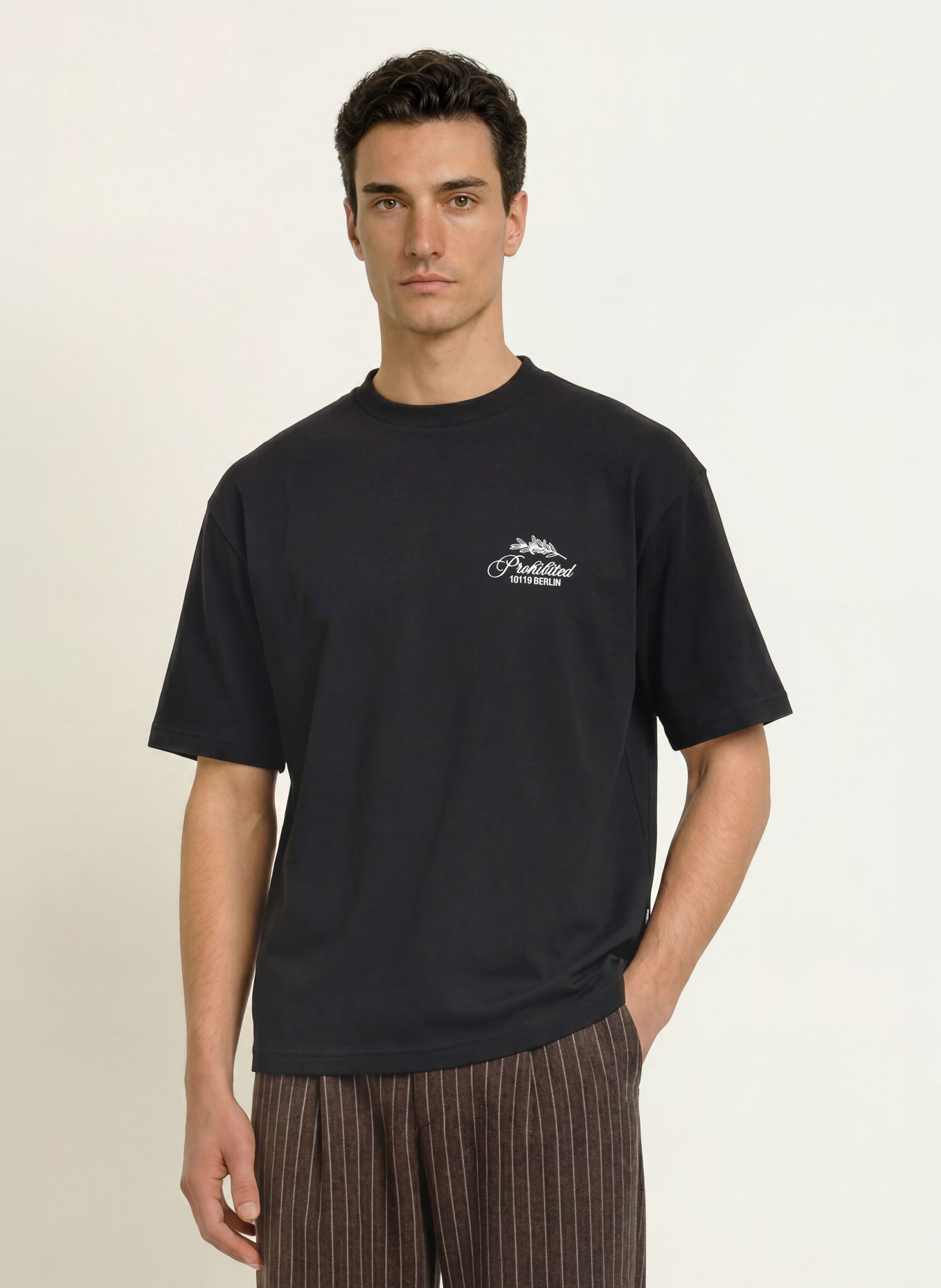 PROHIBITED T-shirt: BLACK