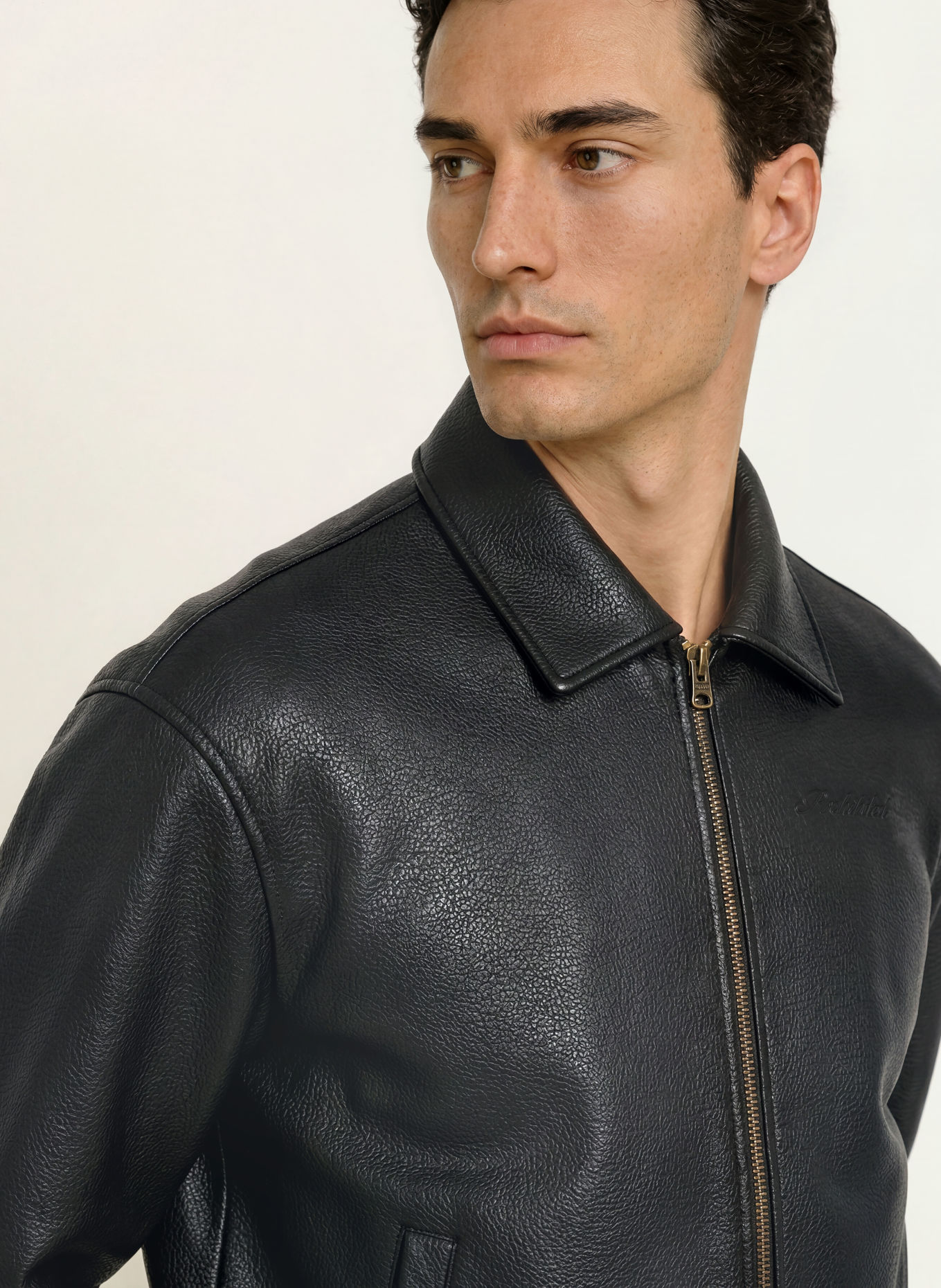 PROHIBITED Jacke NIGHTRIDER in Lederoptik: SCHWARZ