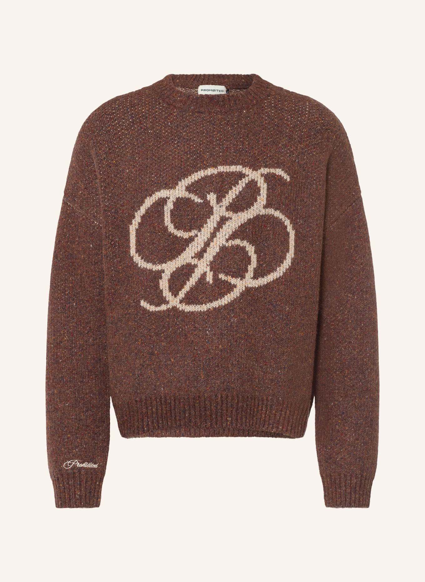 PROHIBITED Pullover: BRAUN