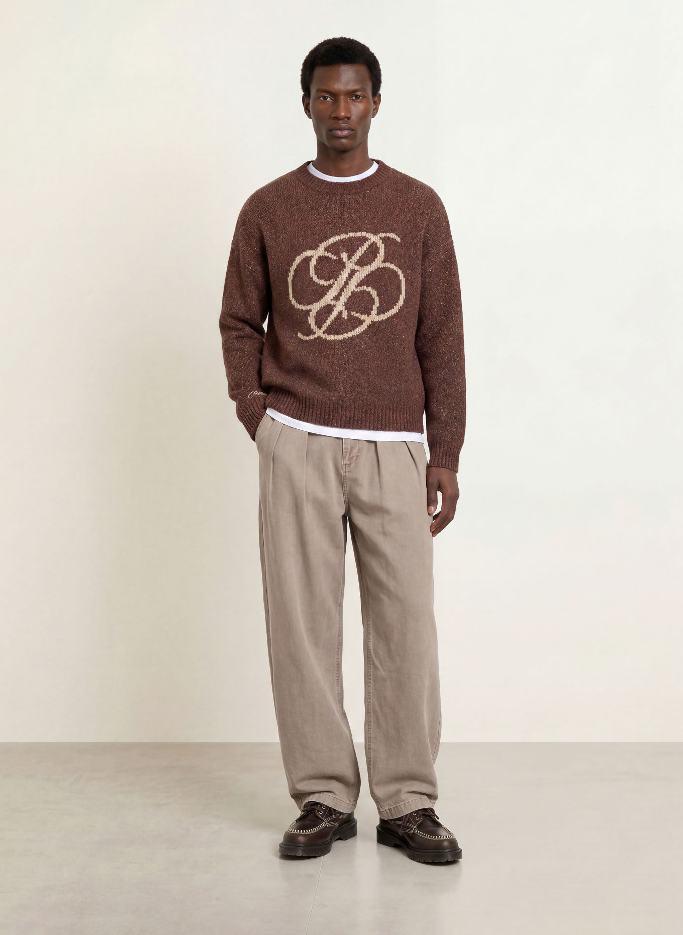 PROHIBITED Pullover: BRAUN