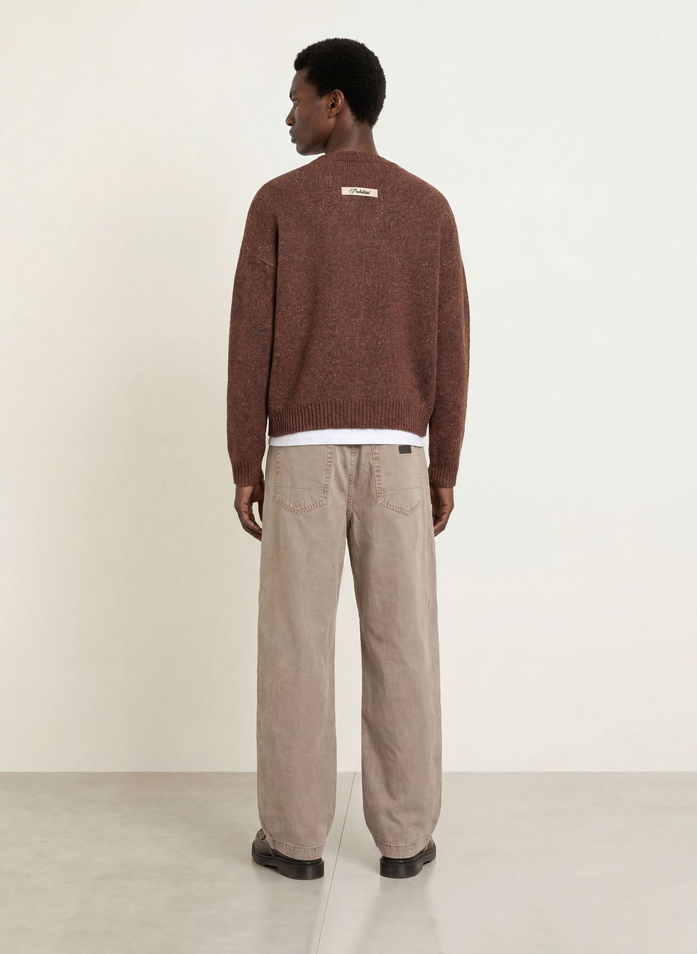 PROHIBITED Pullover: BRAUN