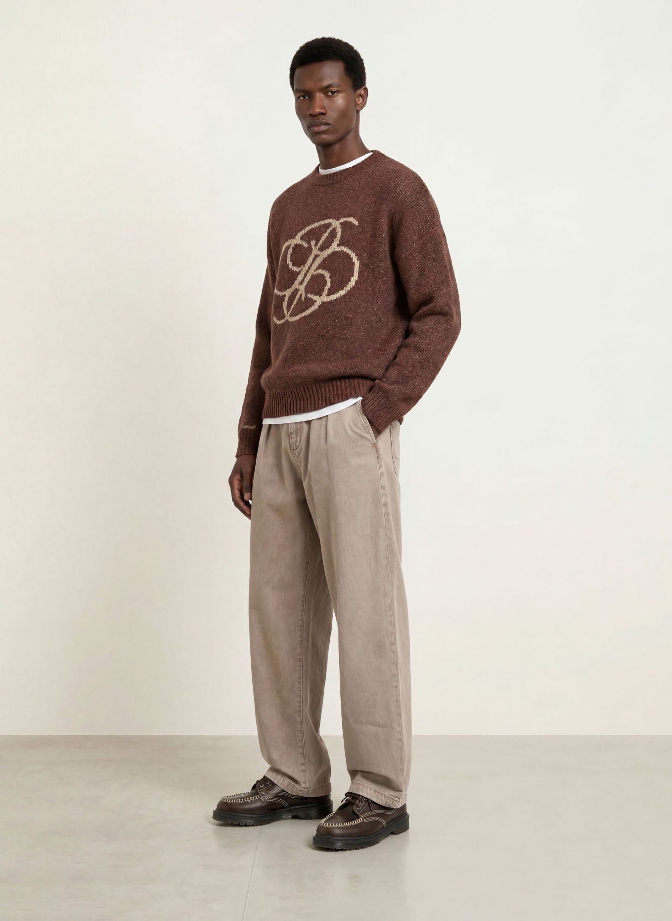 PROHIBITED Pullover: BRAUN