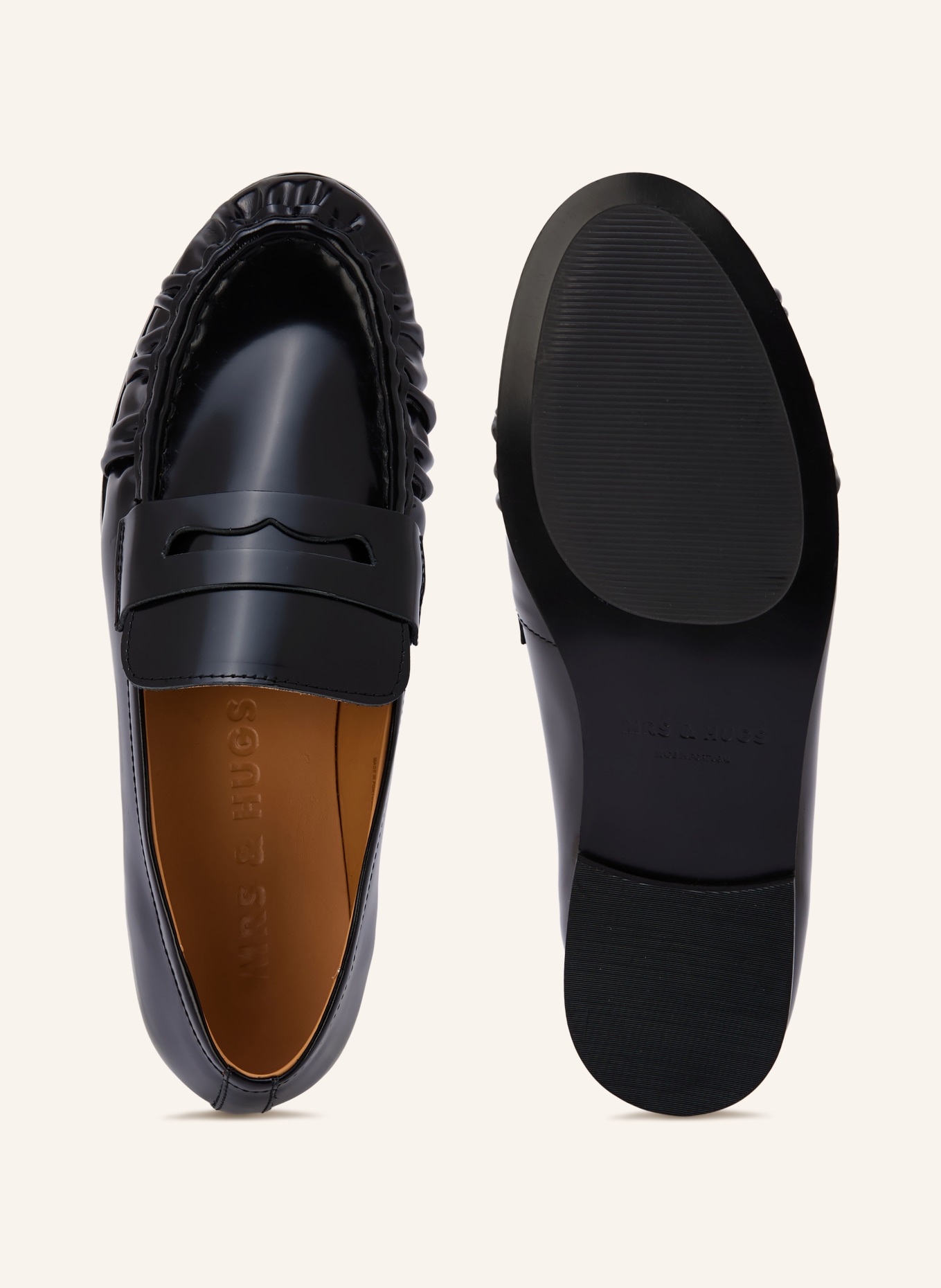 MRS & HUGS Penny-Loafer: SCHWARZ