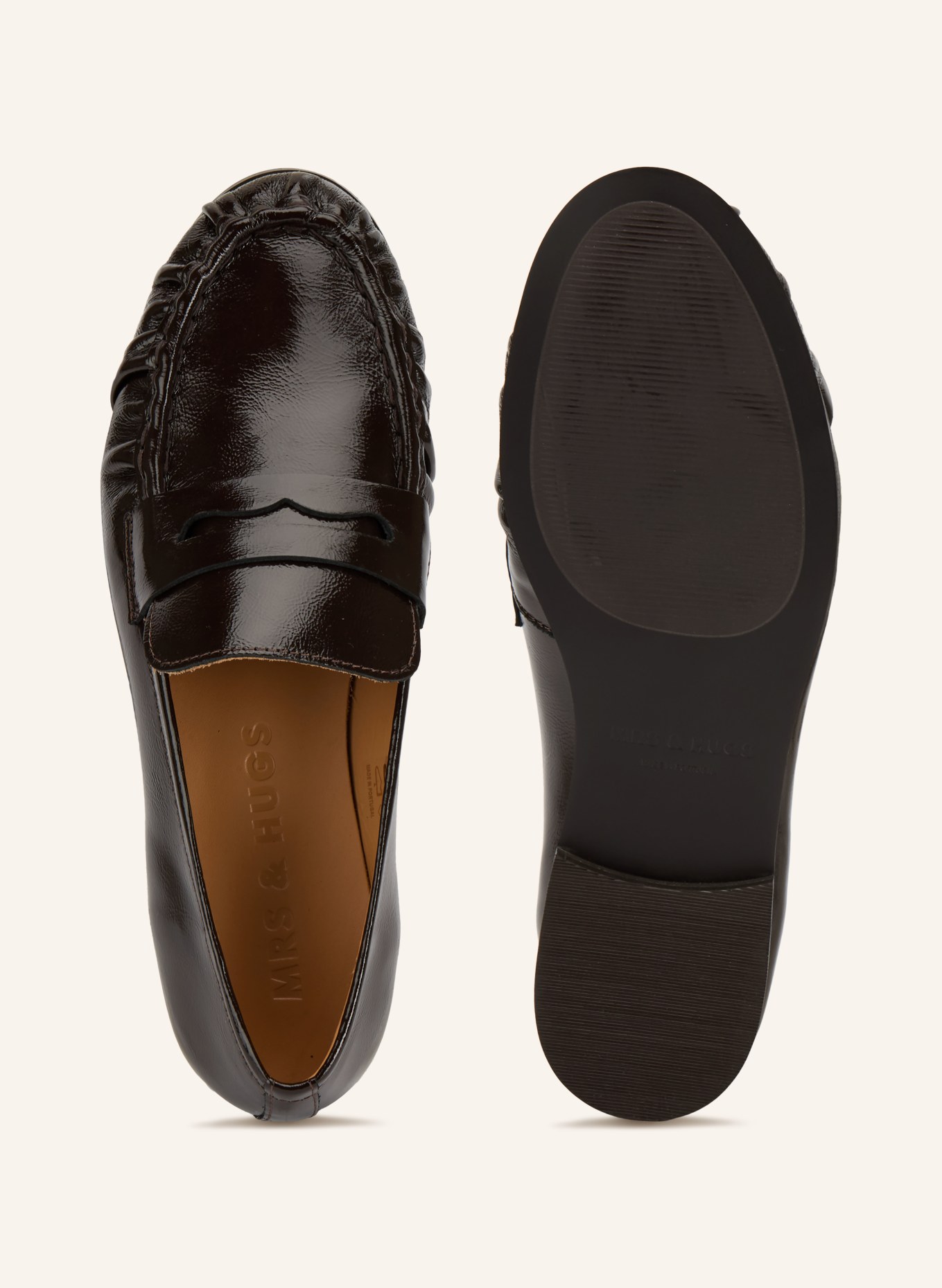 MRS & HUGS Penny-Loafer: DUNKELBRAUN