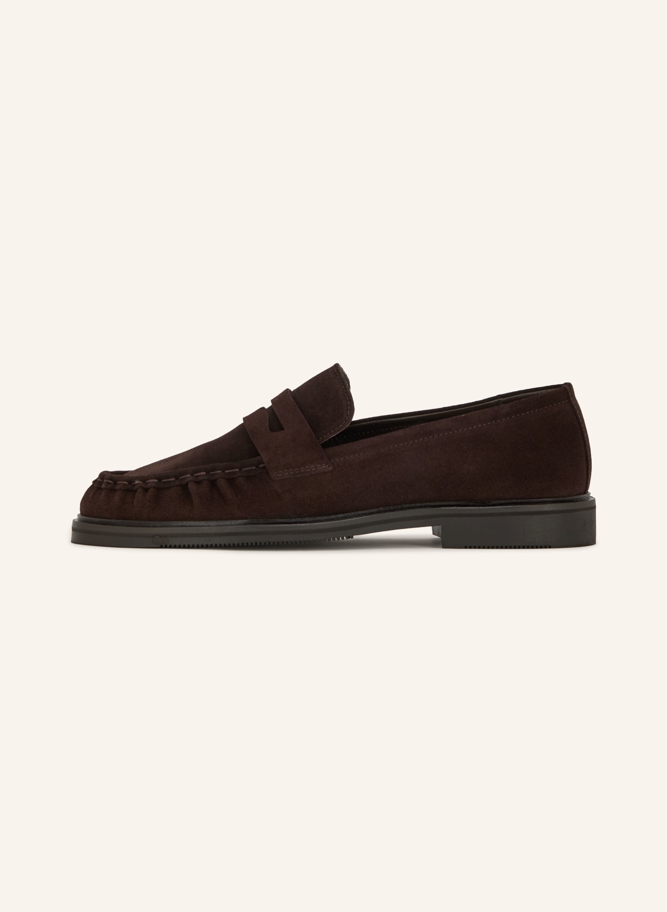 MRS & HUGS Pennyloafer: MARRON FONCÉ