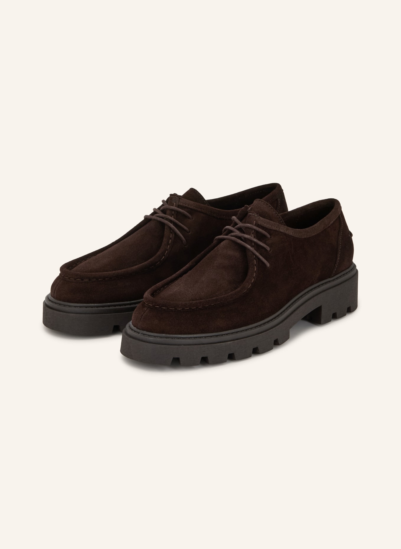 MRS & HUGS Veterschoen: MARRON FONCÉ