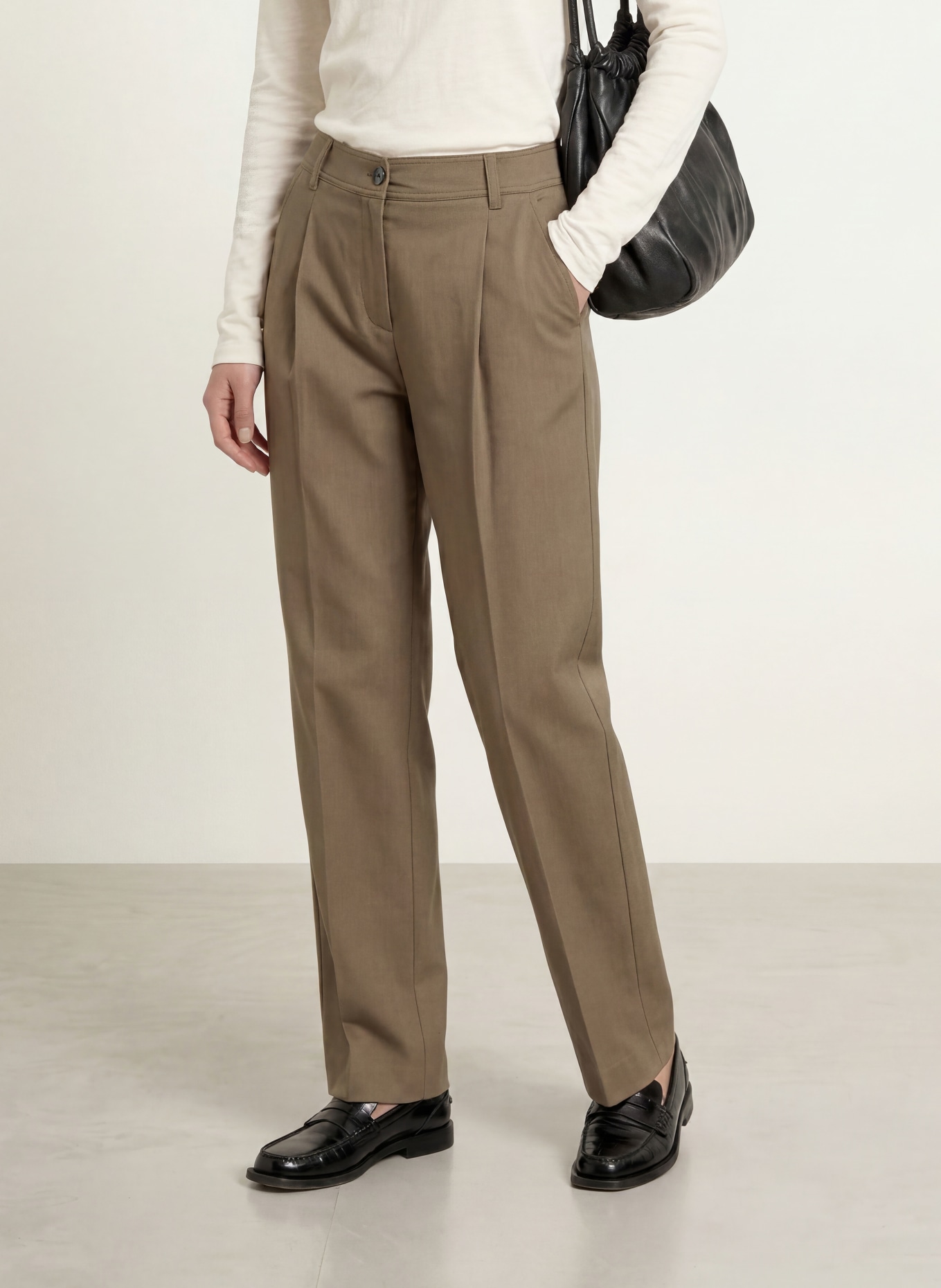 Marc O'Polo Marlenehose: TAUPE
