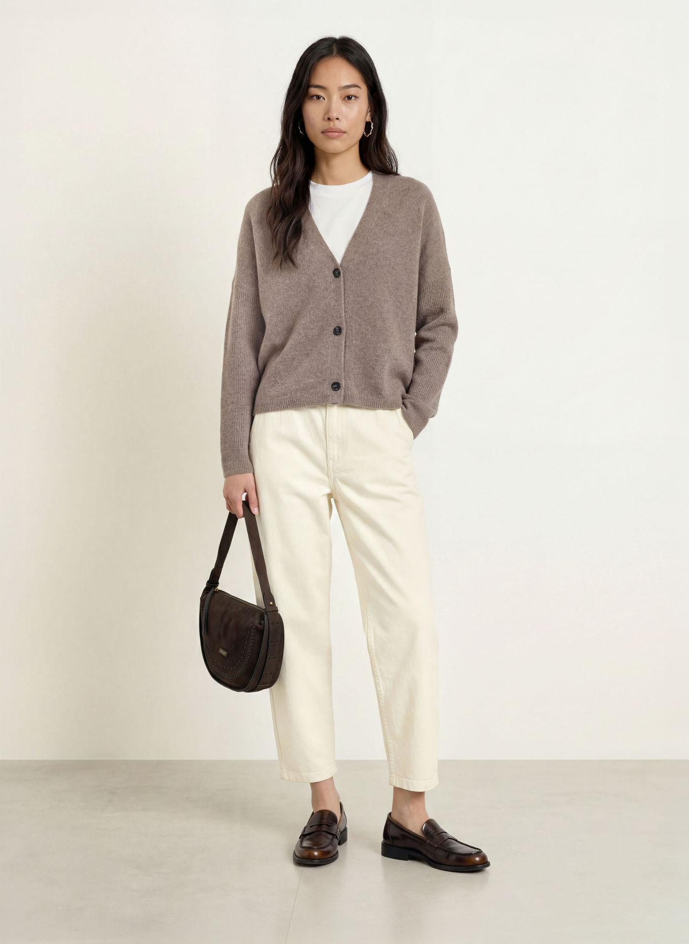 Marc O'Polo Strickjacke: GRAU