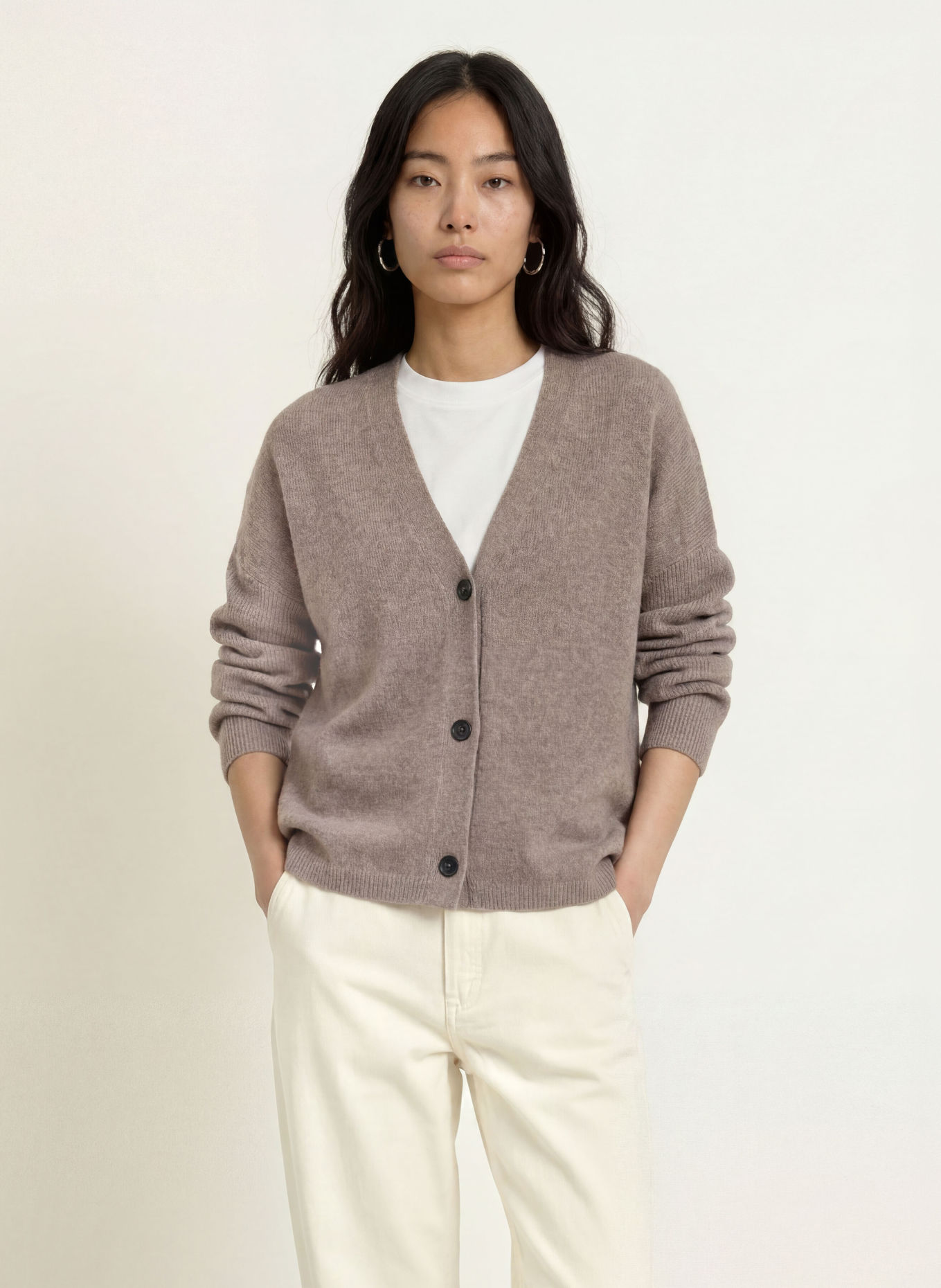 Marc O'Polo Strickjacke: GRAU