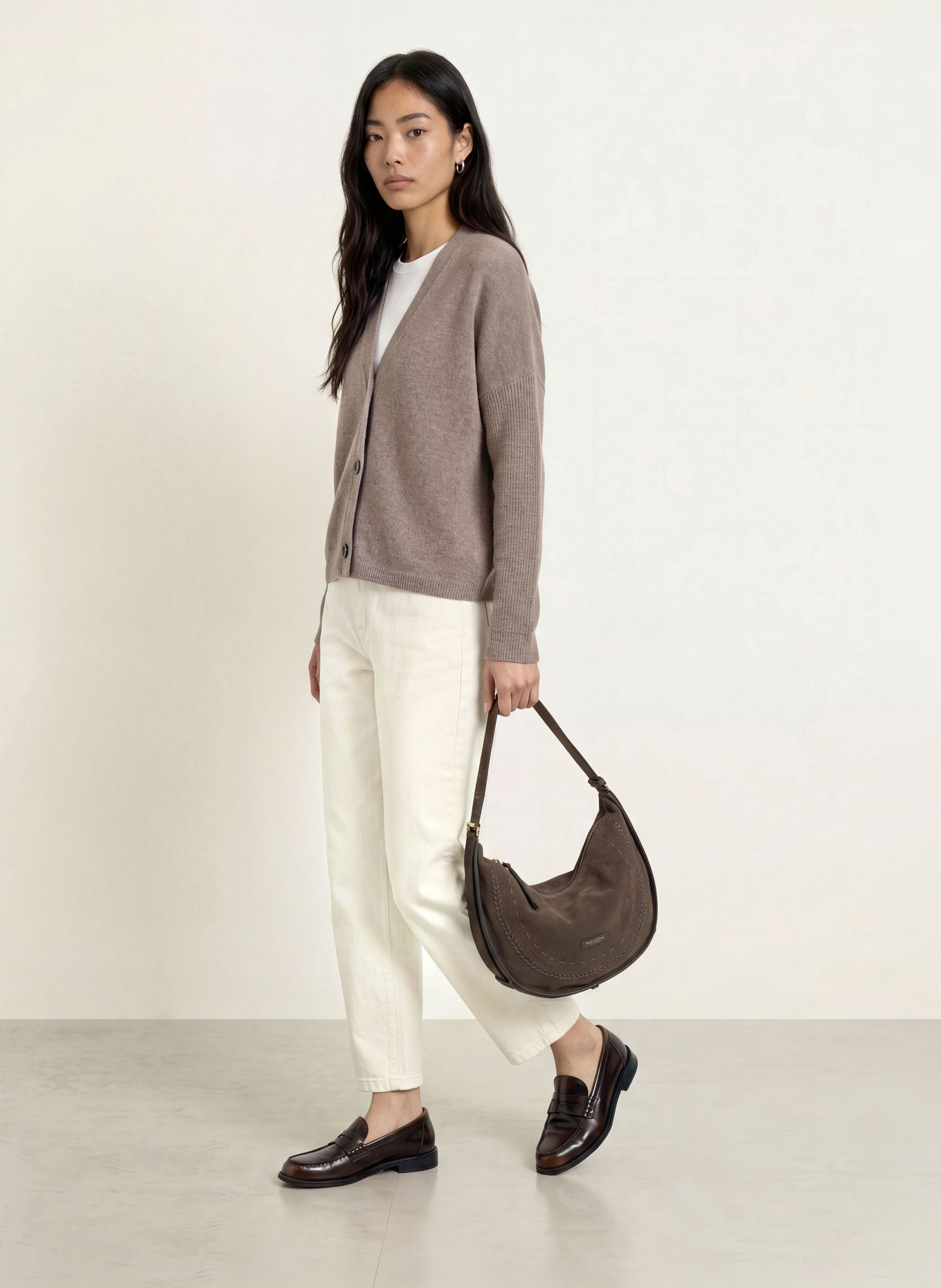 Marc O'Polo Strickjacke: GRAU