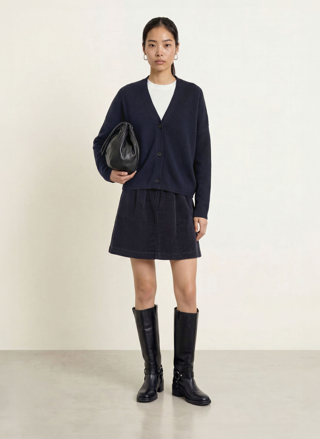 Marc O'Polo Strickjacke: DUNKELBLAU