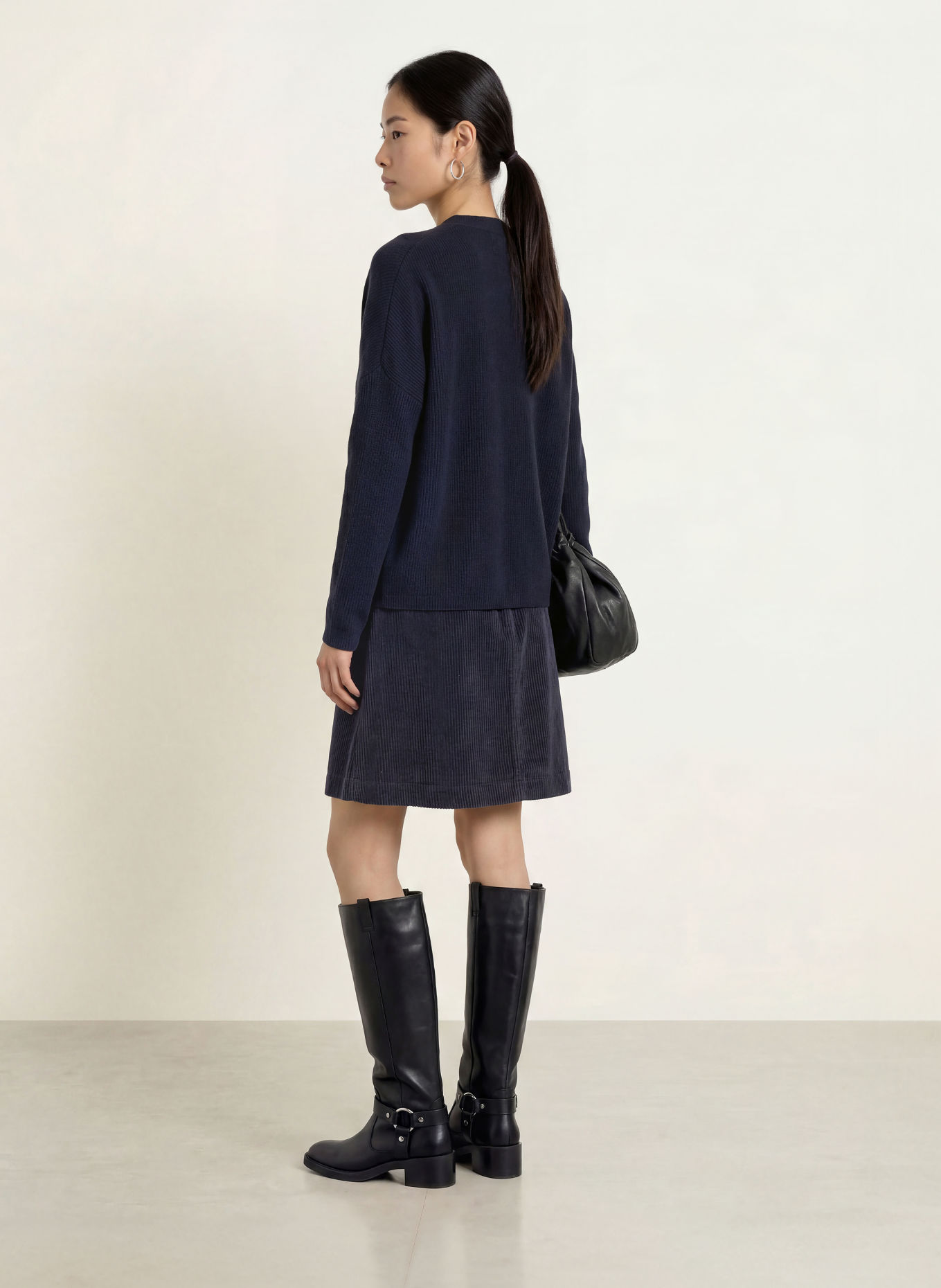 Marc O'Polo Strickjacke: DUNKELBLAU