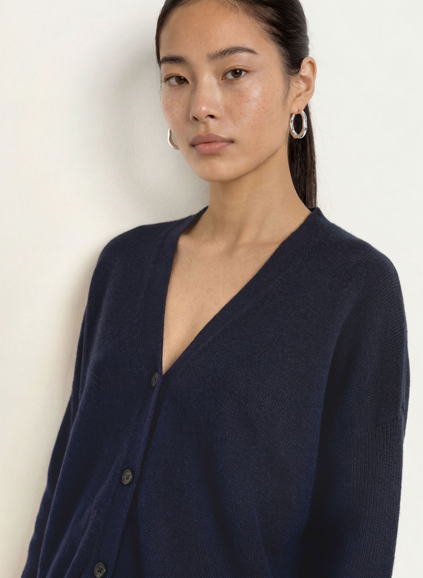 Marc O'Polo Strickjacke: DUNKELBLAU