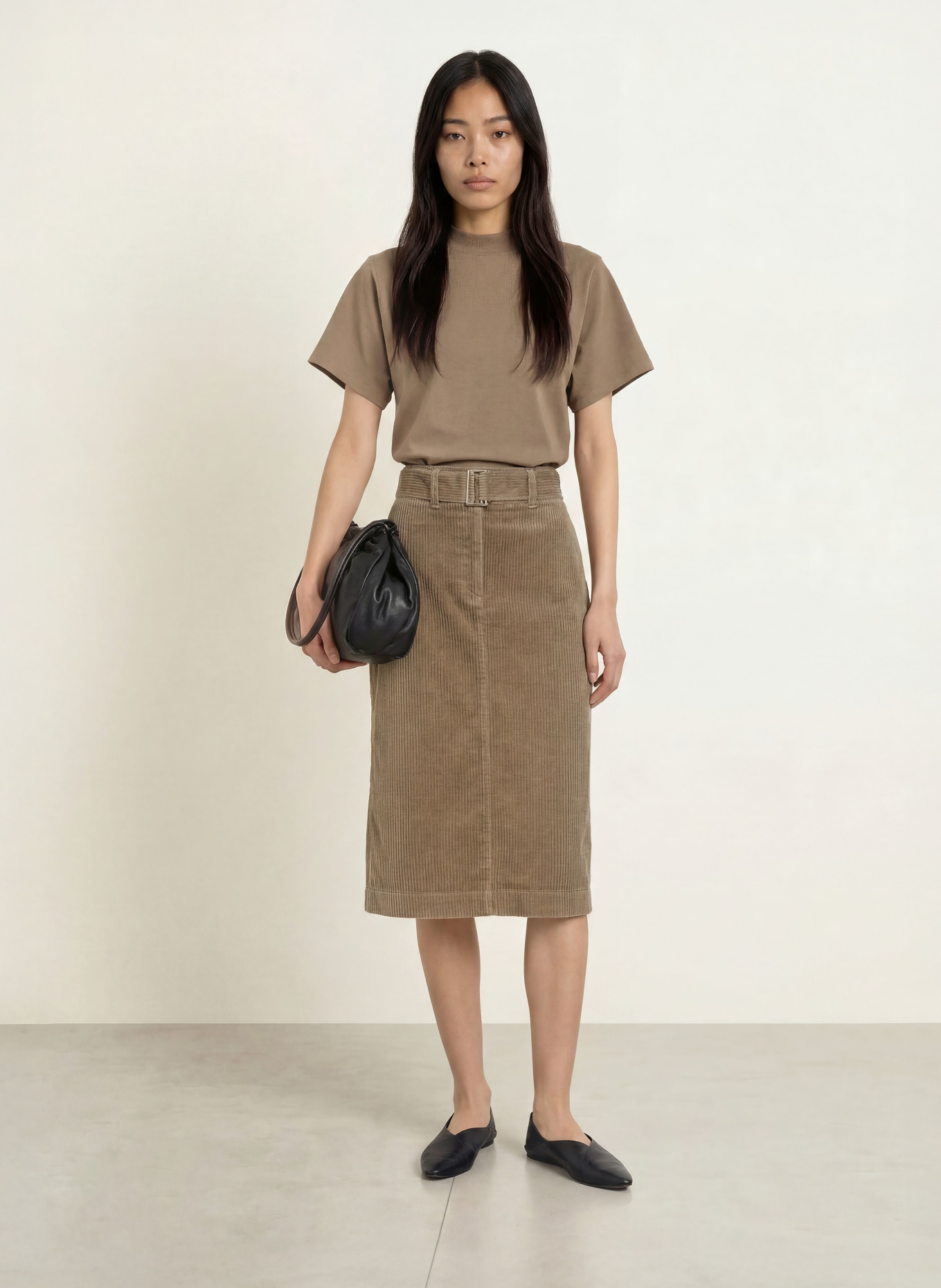 Marc O'Polo Corduroy skirt: BEIGE